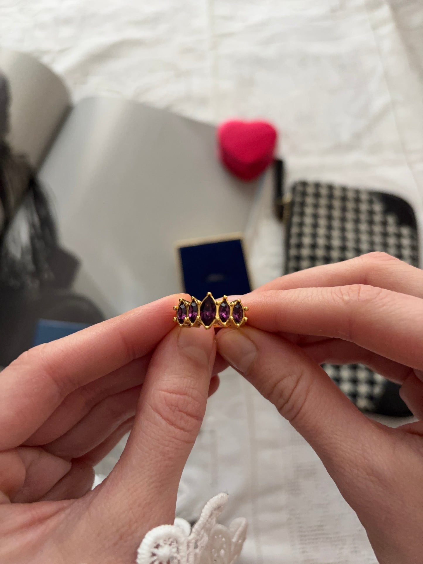 Pierścionek Avon “ Marquis Sparkle”,1994 rok