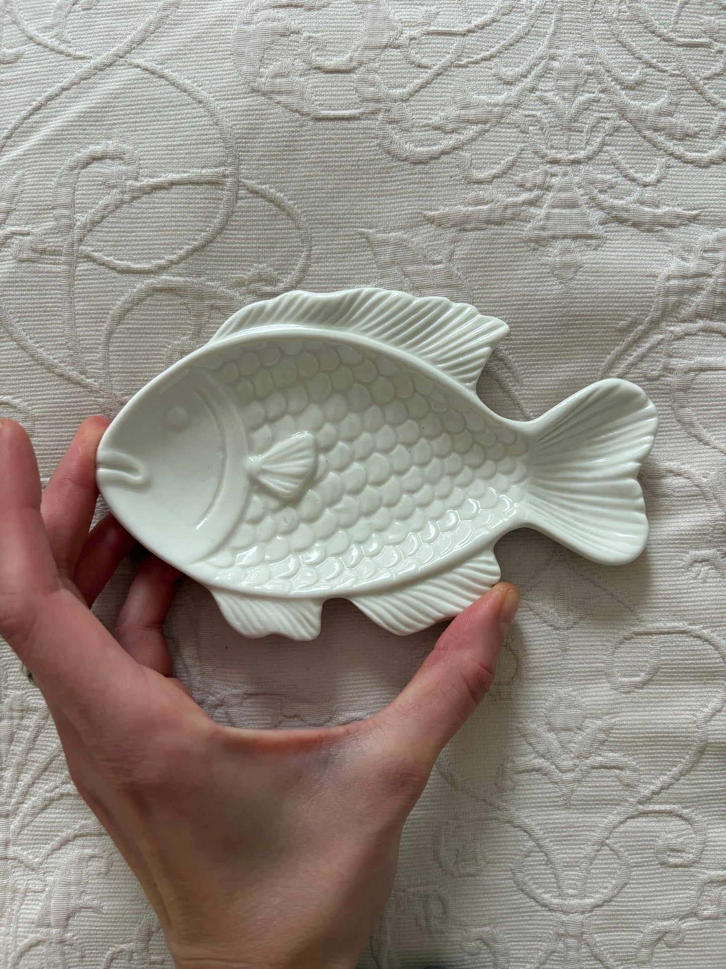 Ceramic vintage fish for jewelry and various trinkets