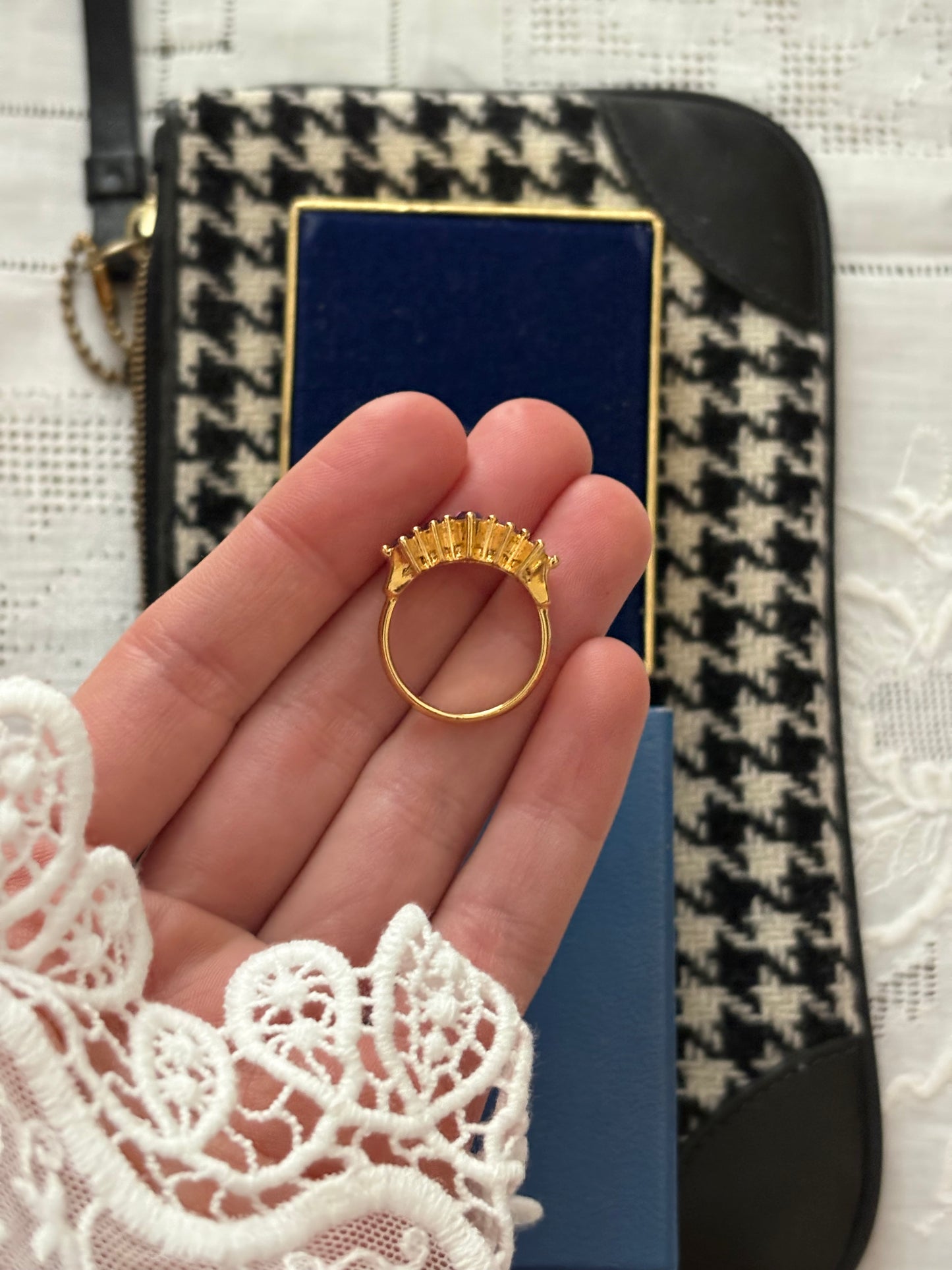 Pierścionek Avon “ Marquis Sparkle”,1994 rok