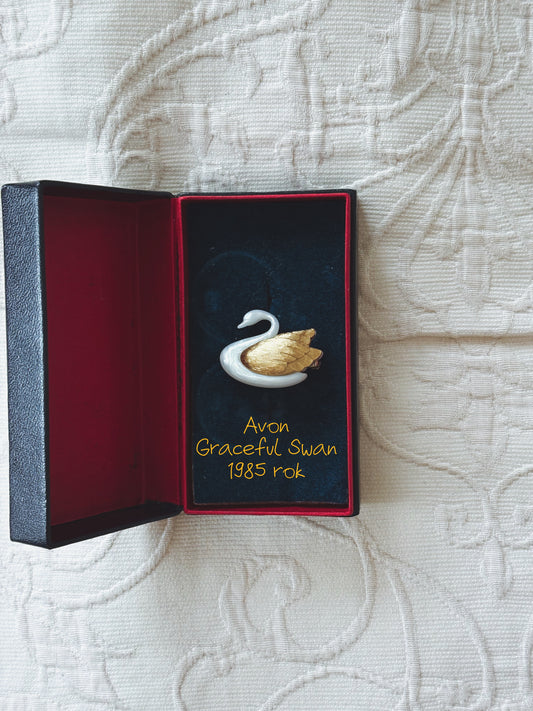Avon "Graceful Swan" Brooch, 1985
