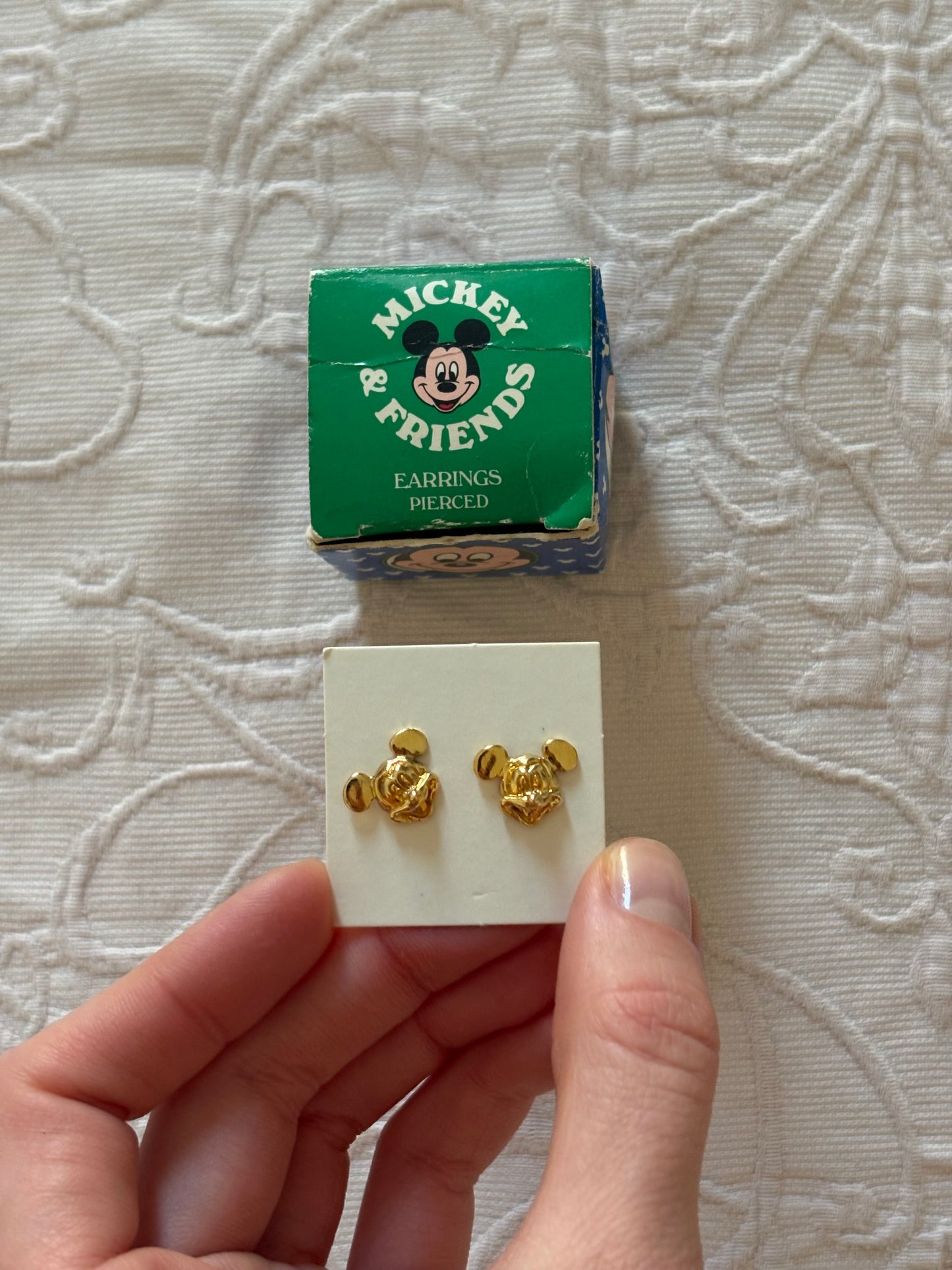 Avon Disney "Mickey Mouse" Earrings, 1990