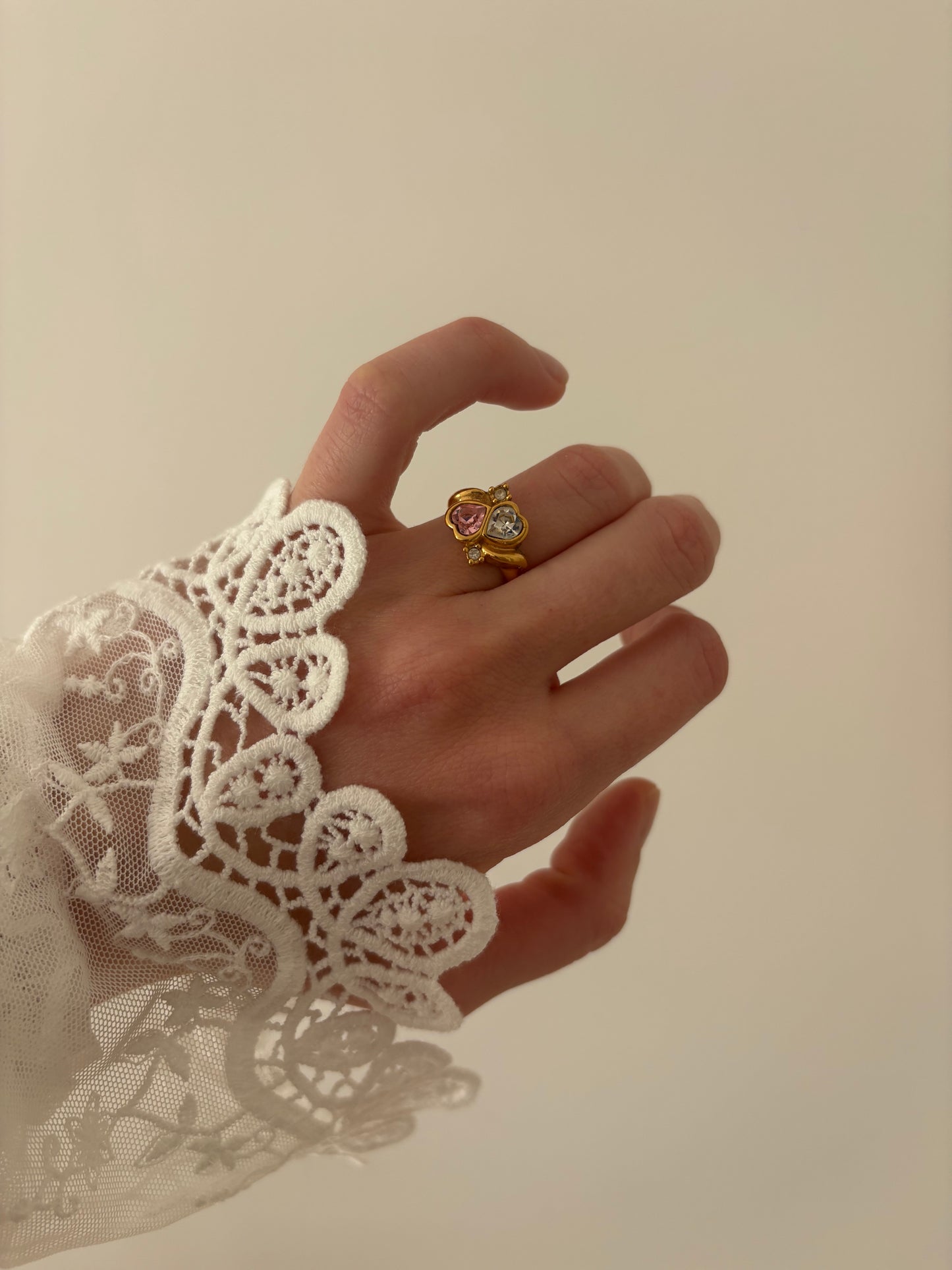 Avon "Two Hearts" ring, 1994