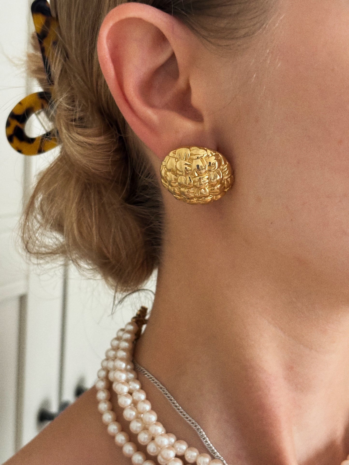 Plecione kolczyki GIVENCHY