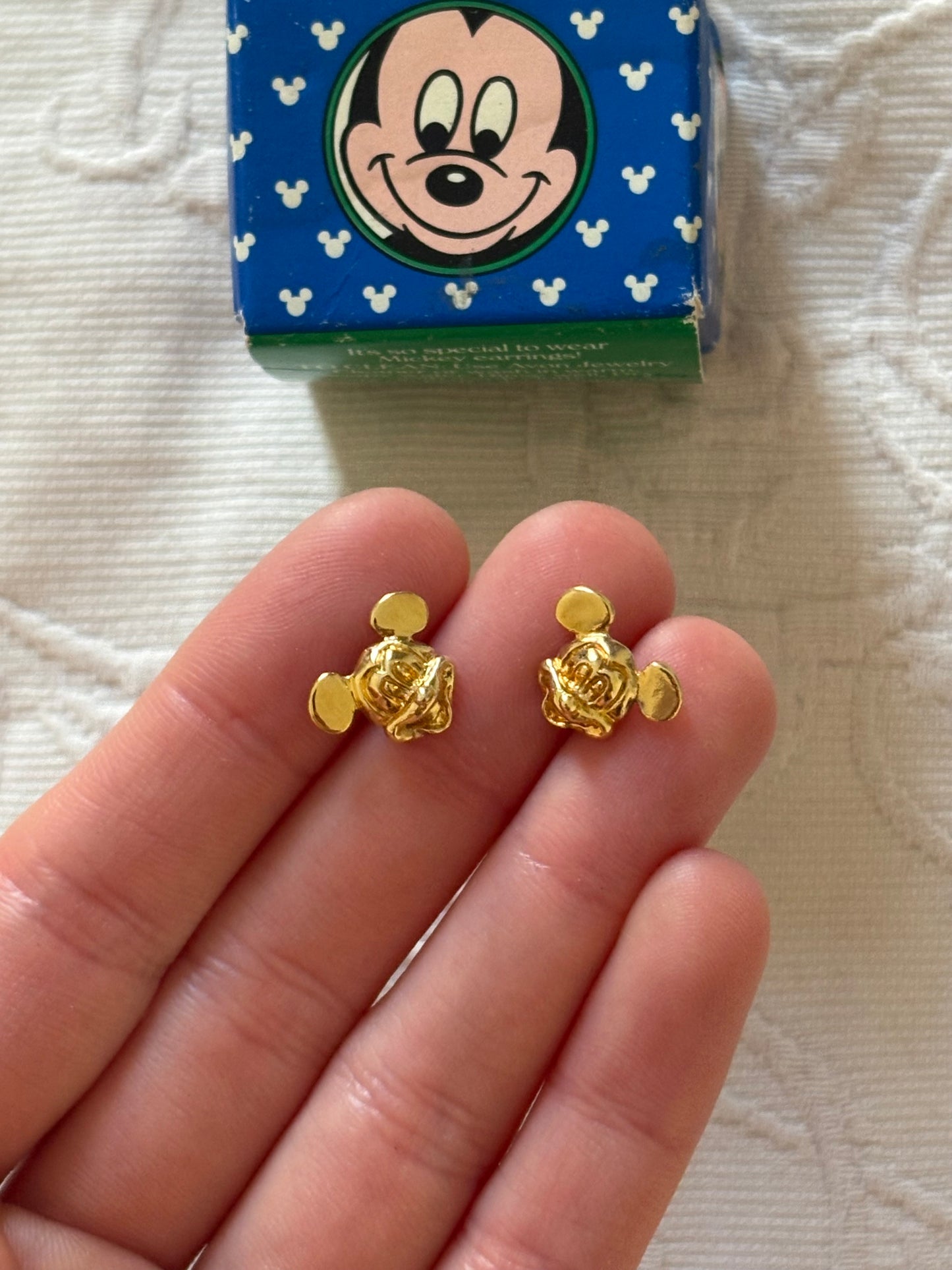 Avon Disney "Mickey Mouse" Earrings, 1990