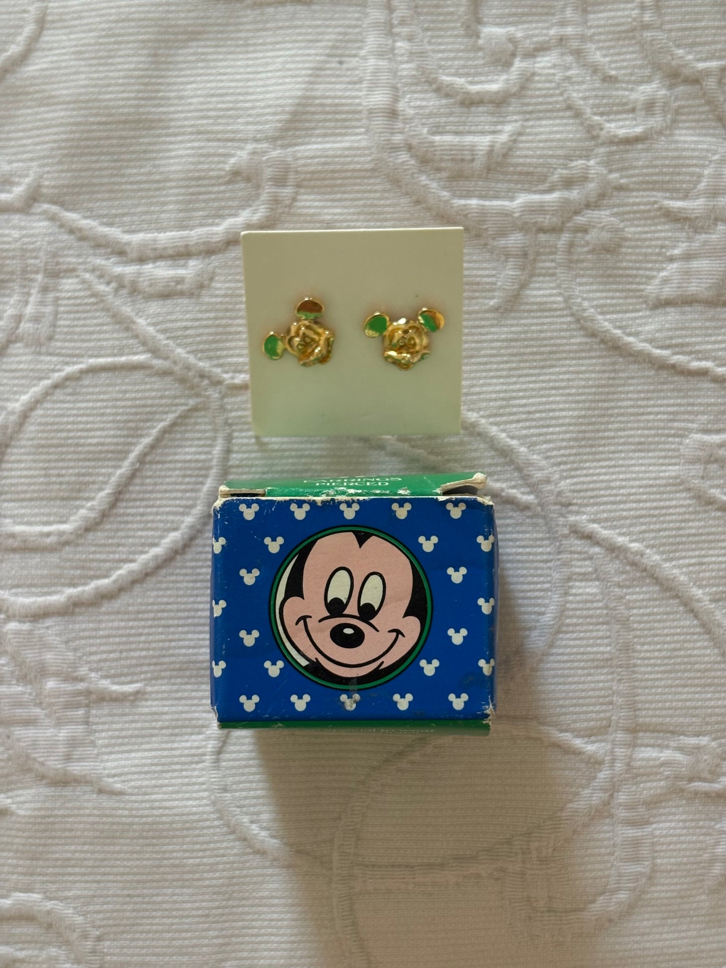Avon Disney "Mickey Mouse" Earrings, 1990