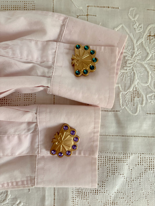 Zestaw 2 klipsów na guziki „Holiday Treasures”