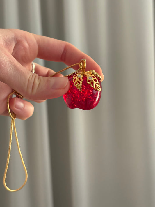 Naszyjnik Avon „Elegant apple”,1994 rok