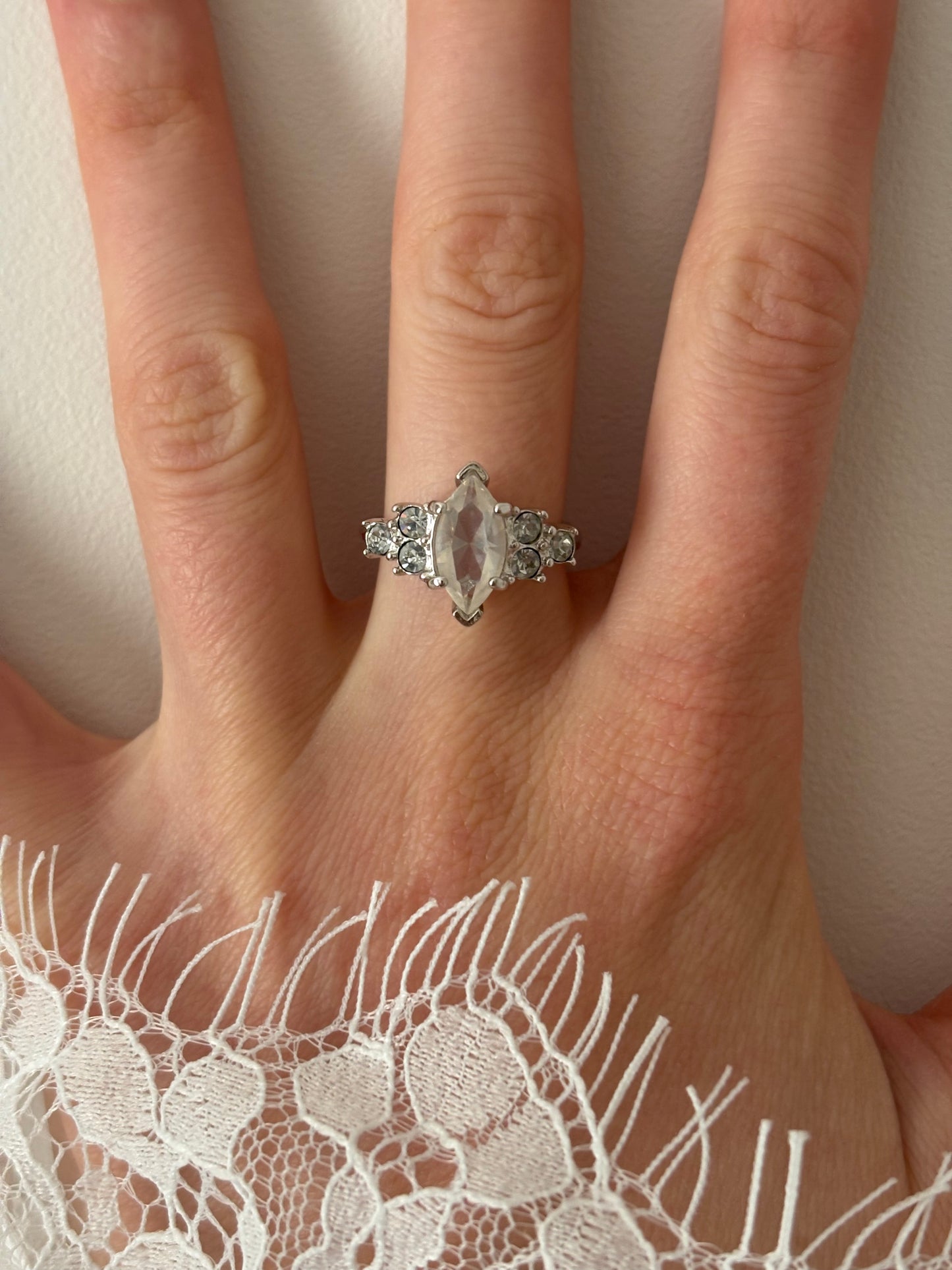 Avon "Brilliant Marquis" Ring, 1986