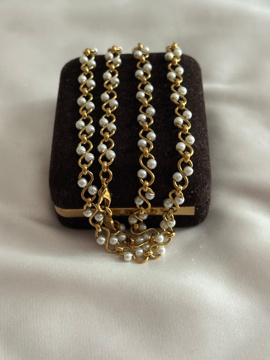 Naszyjnik Napier z perełkami