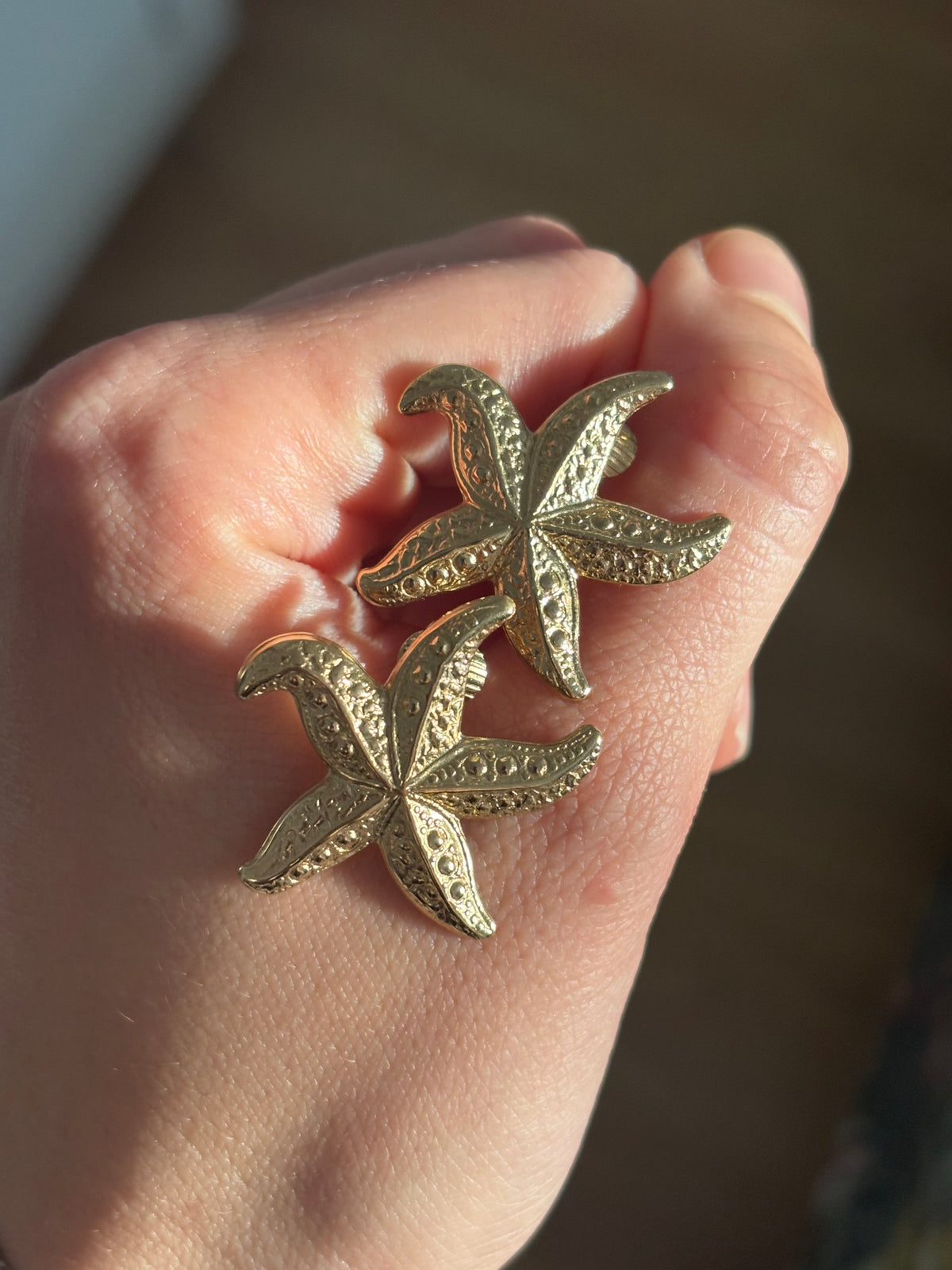 Klipsy Avon ,1987 rok „Starfish”