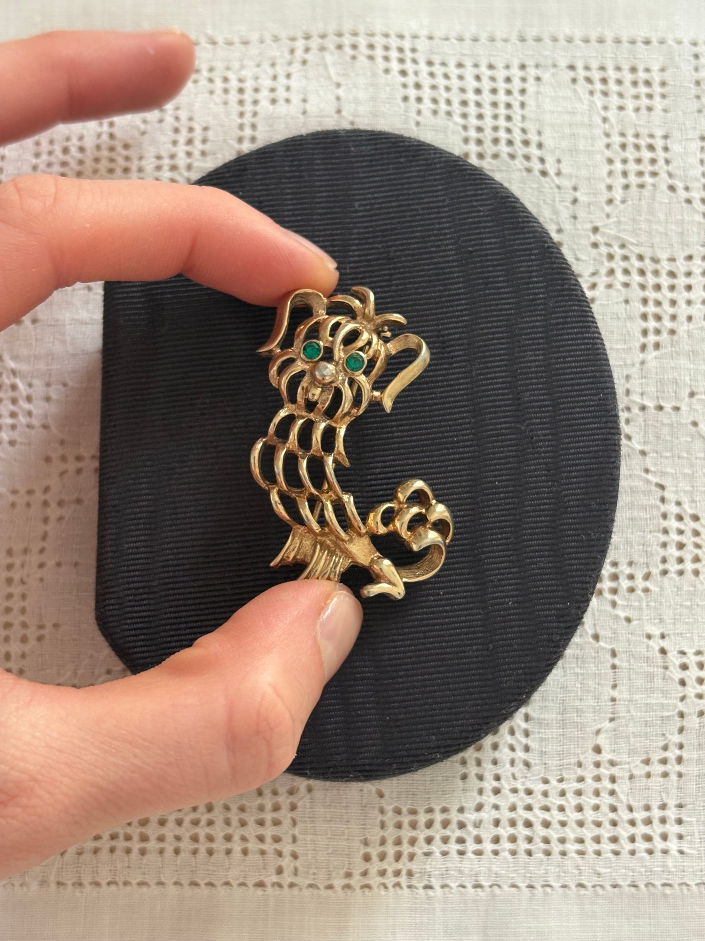Avon "Pekinese" Brooch, 1972