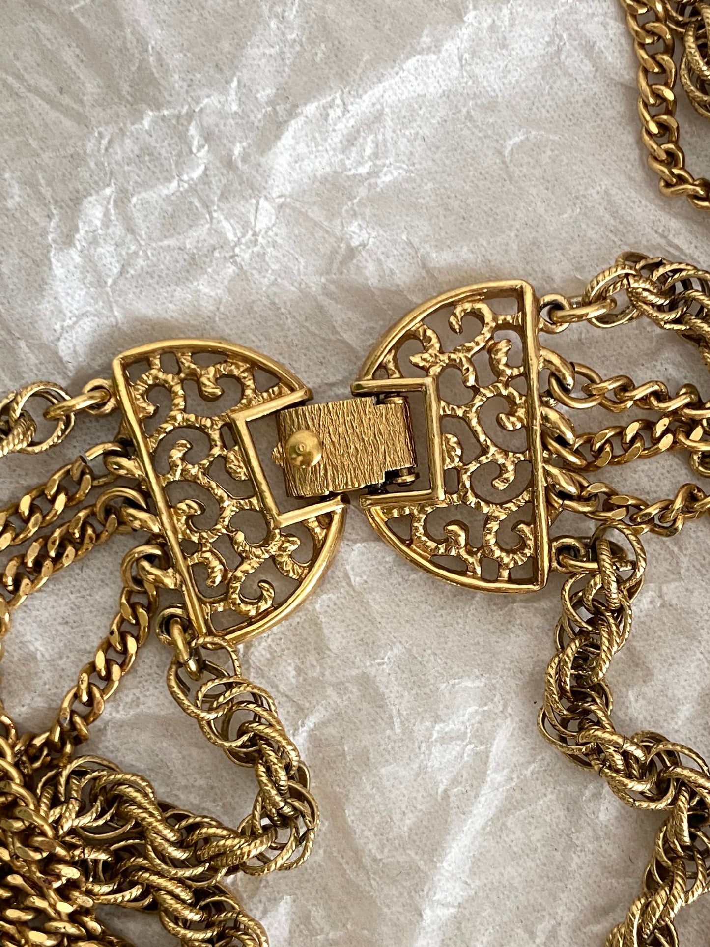 Multi-strand necklace by Monet, 1960s/70s