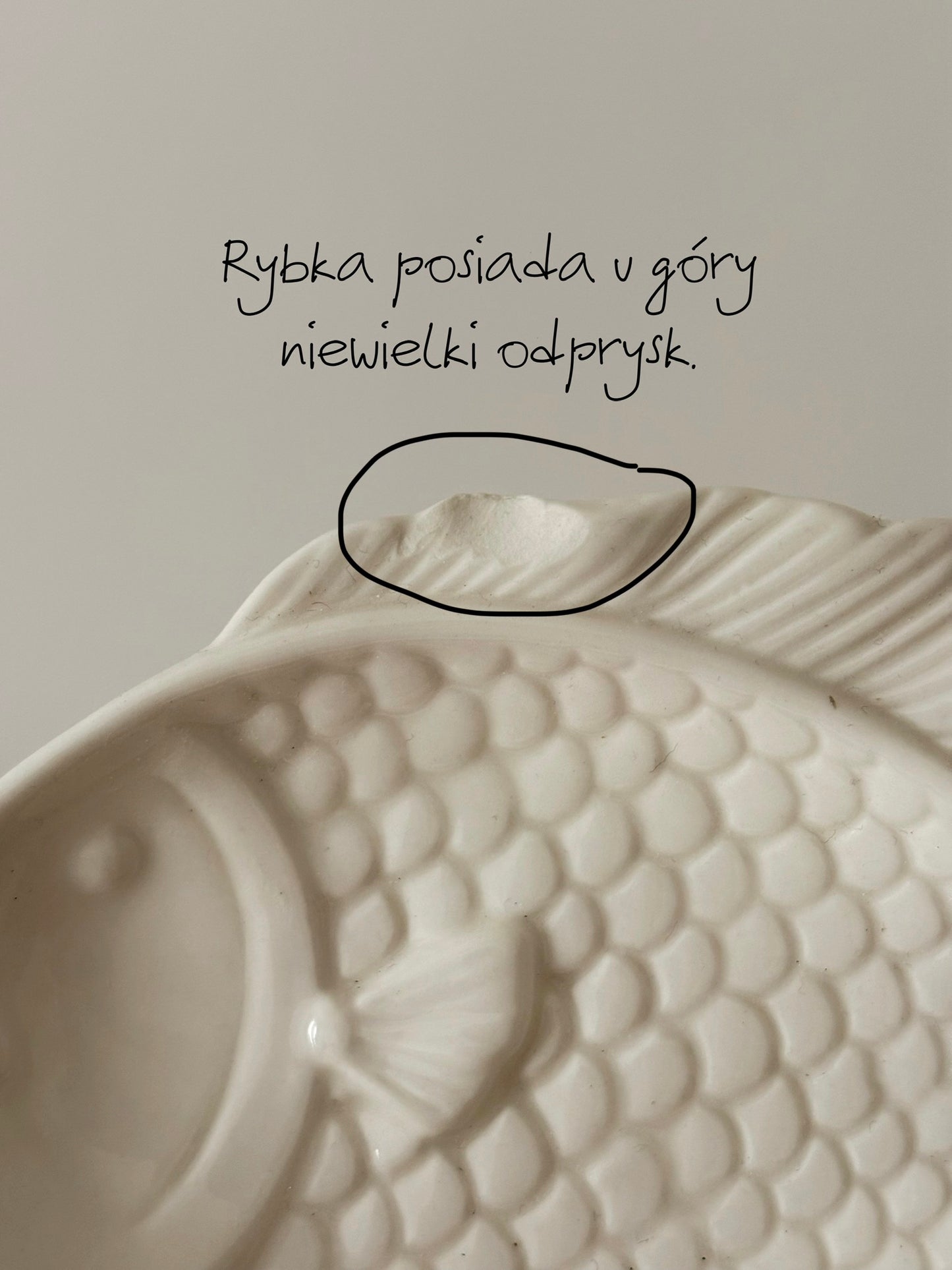 Ceramic fish for jewelry and various trinkets