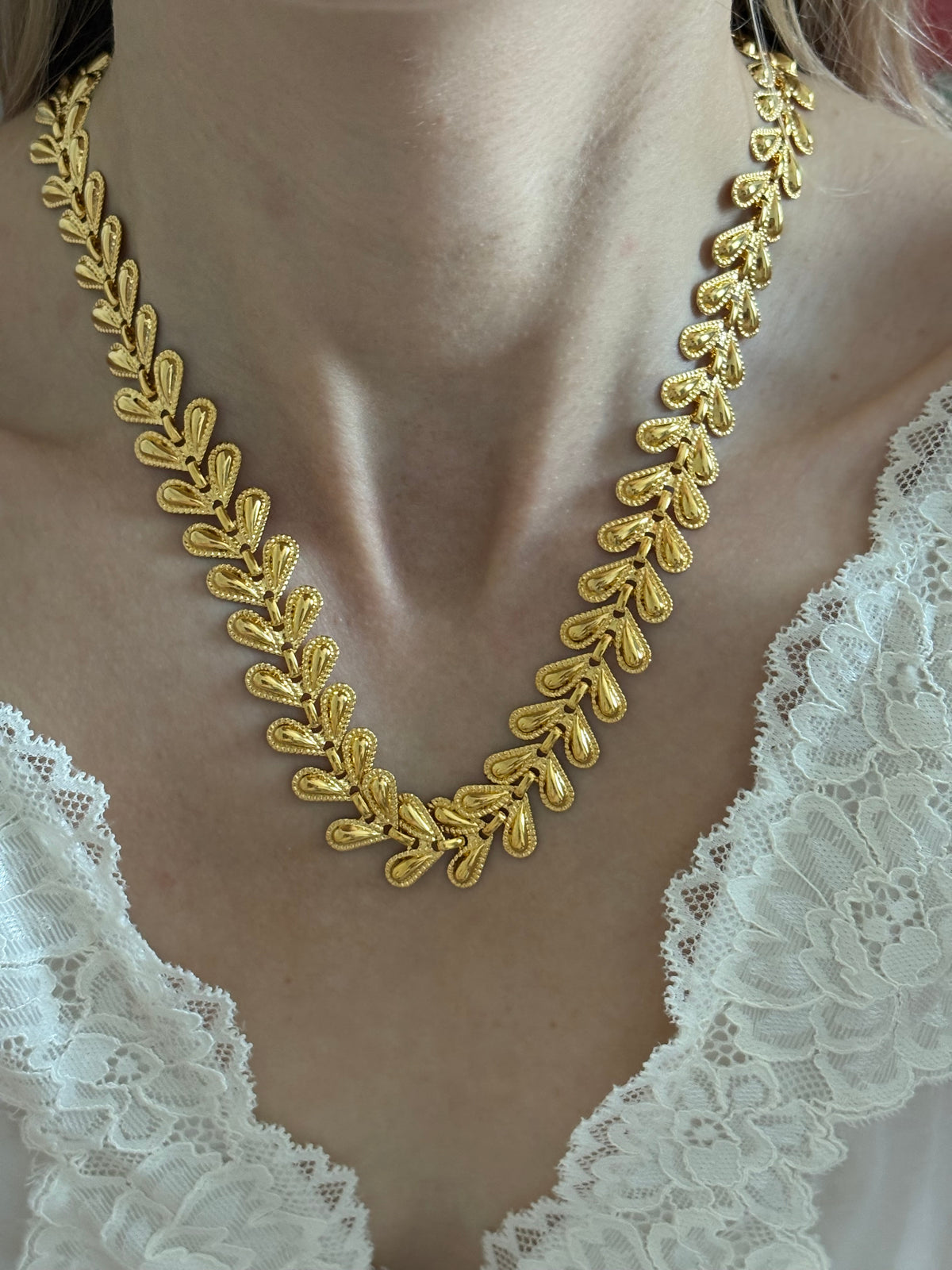 Naszyjnik Avon „Gilded links”,1992 rok