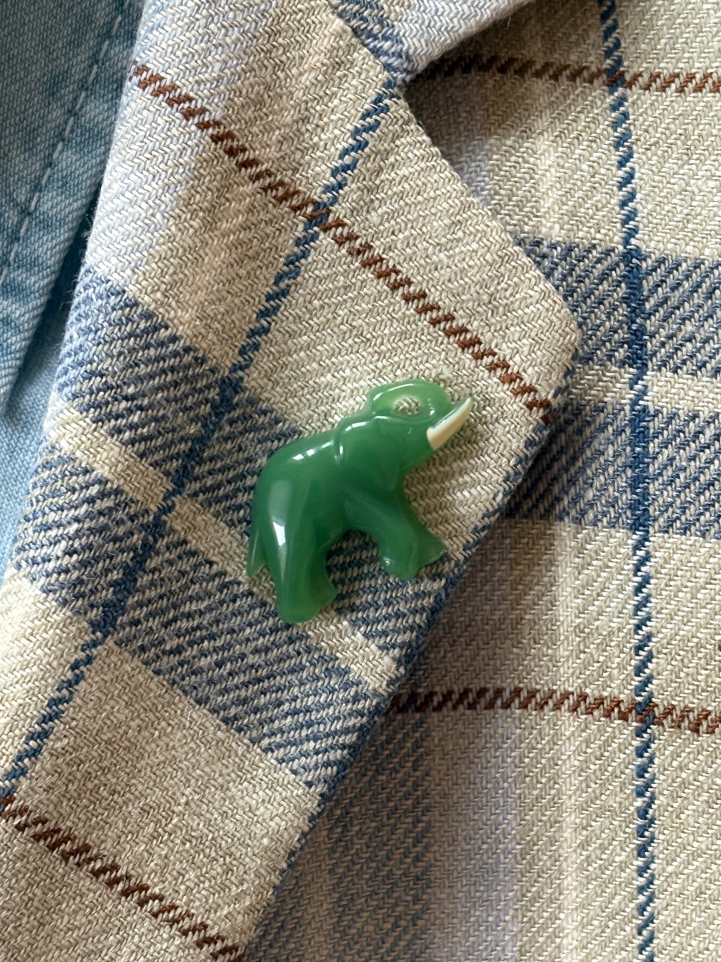 Avon "LUCKY FRIENDS ELEPHANT" brooch, 1984