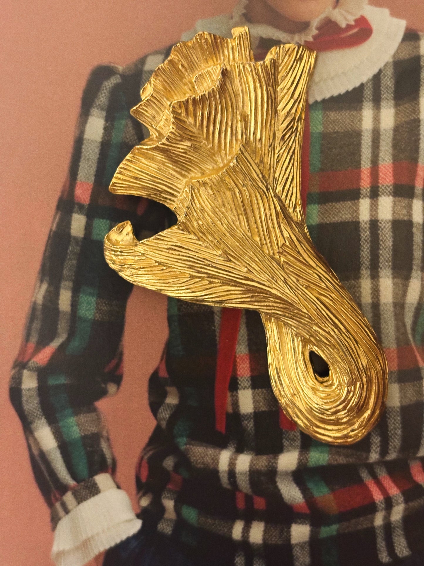 Broszka Givenchy liśc Ginkgo❤️