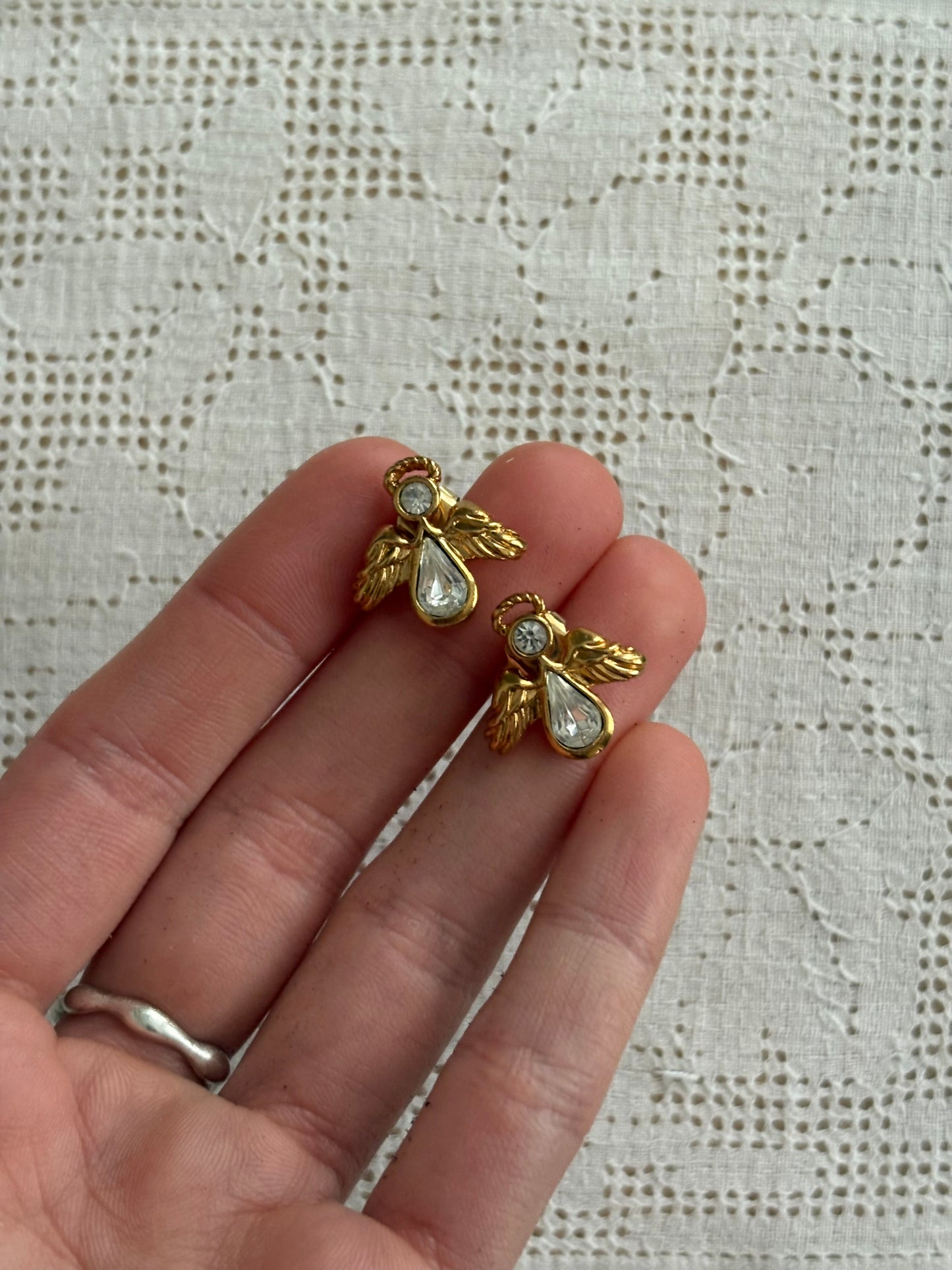 Kolczyki Avon “ Angelic Sparkle”,1994 rok