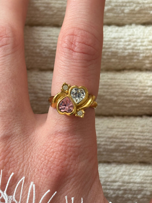 Avon "Two Hearts" ring, 1994