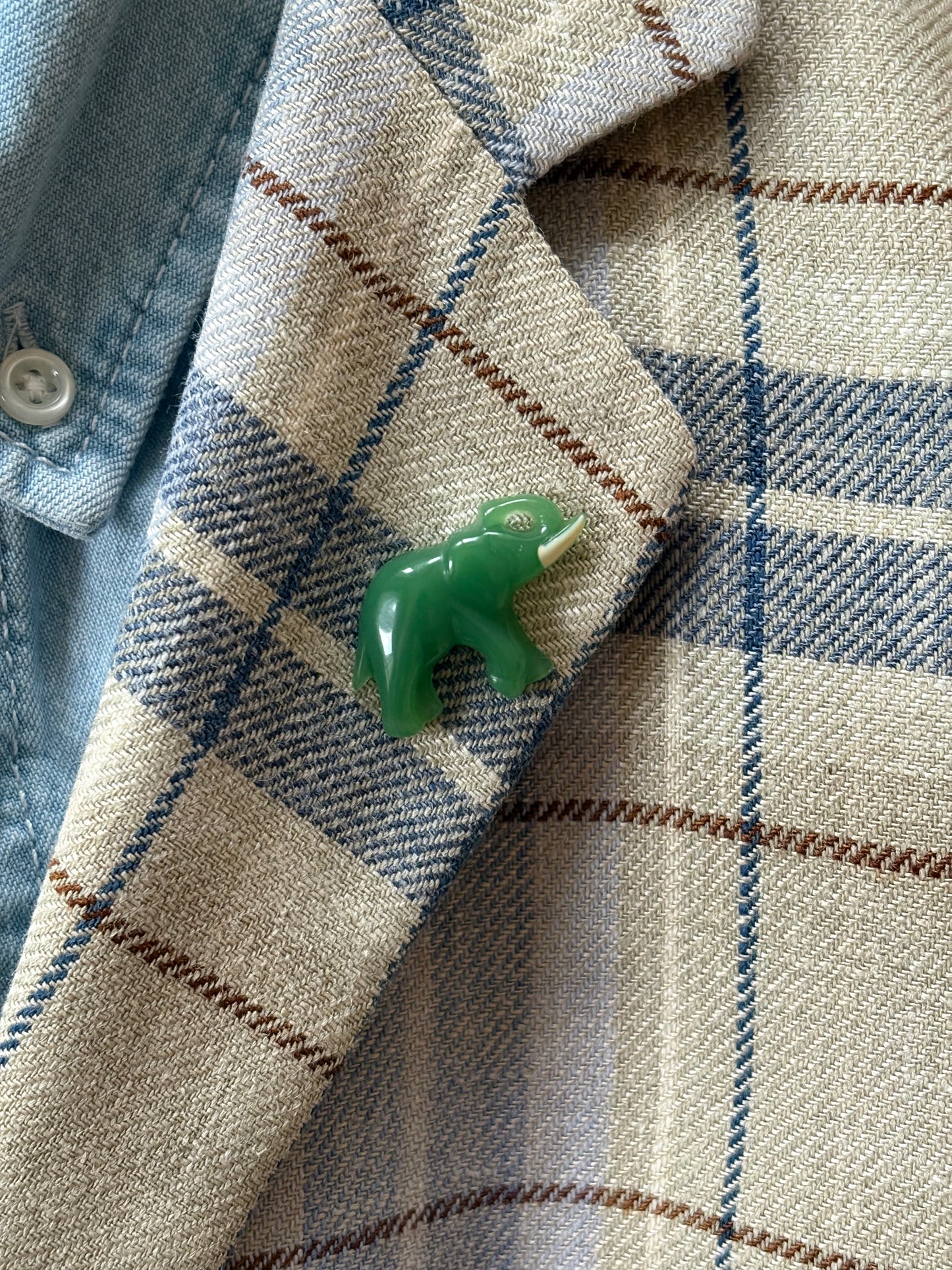 Avon "LUCKY FRIENDS ELEPHANT" brooch, 1984