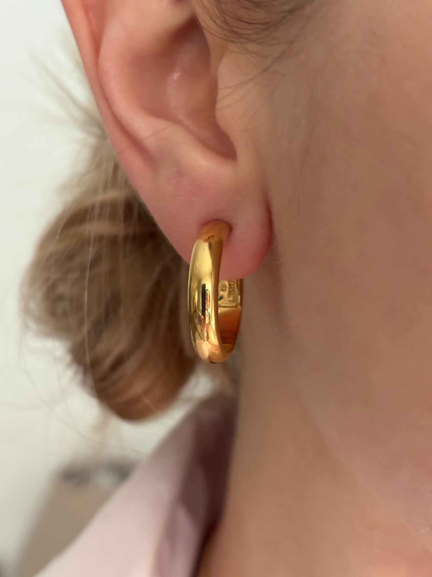 Klasyczne pozłacane klipsy Monet