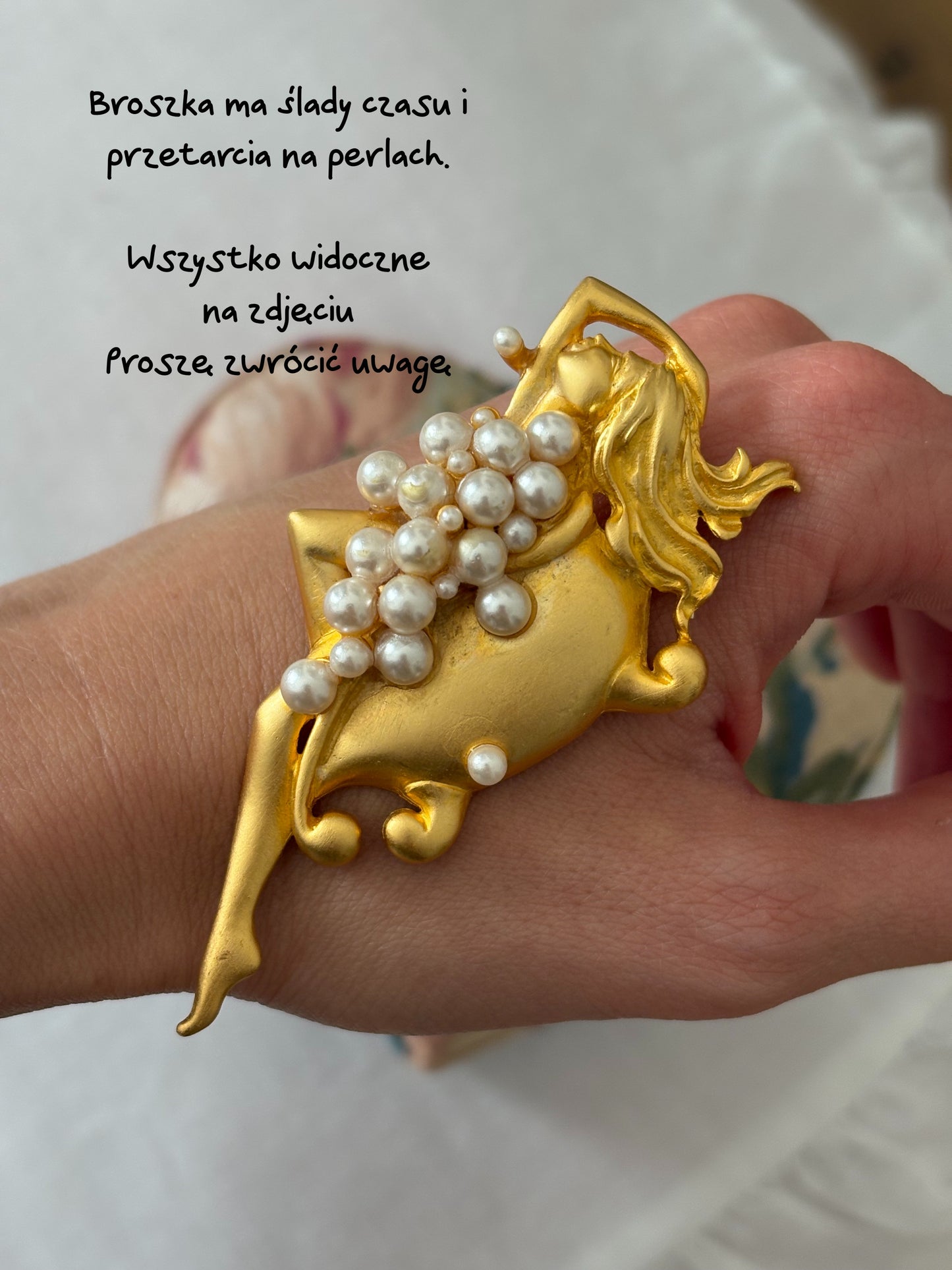 Broszka marki JJ (Jonette Jewelry)