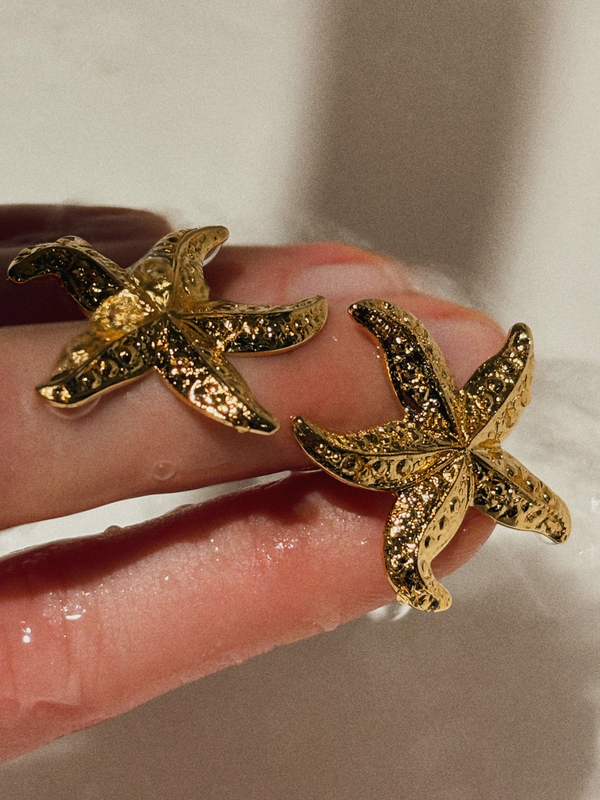 Kolczyki  Avon ,1987 rok „Starfish”