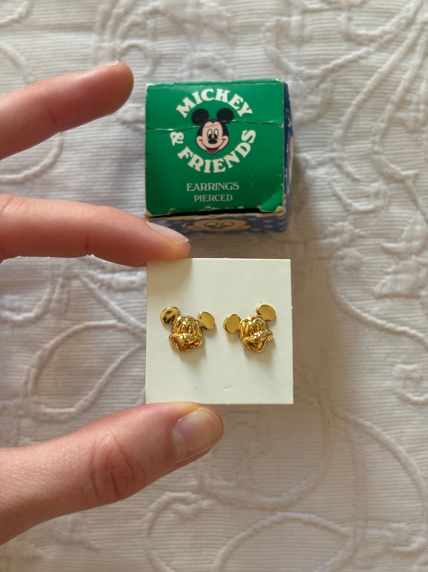 Avon Disney "Mickey Mouse" Earrings, 1990