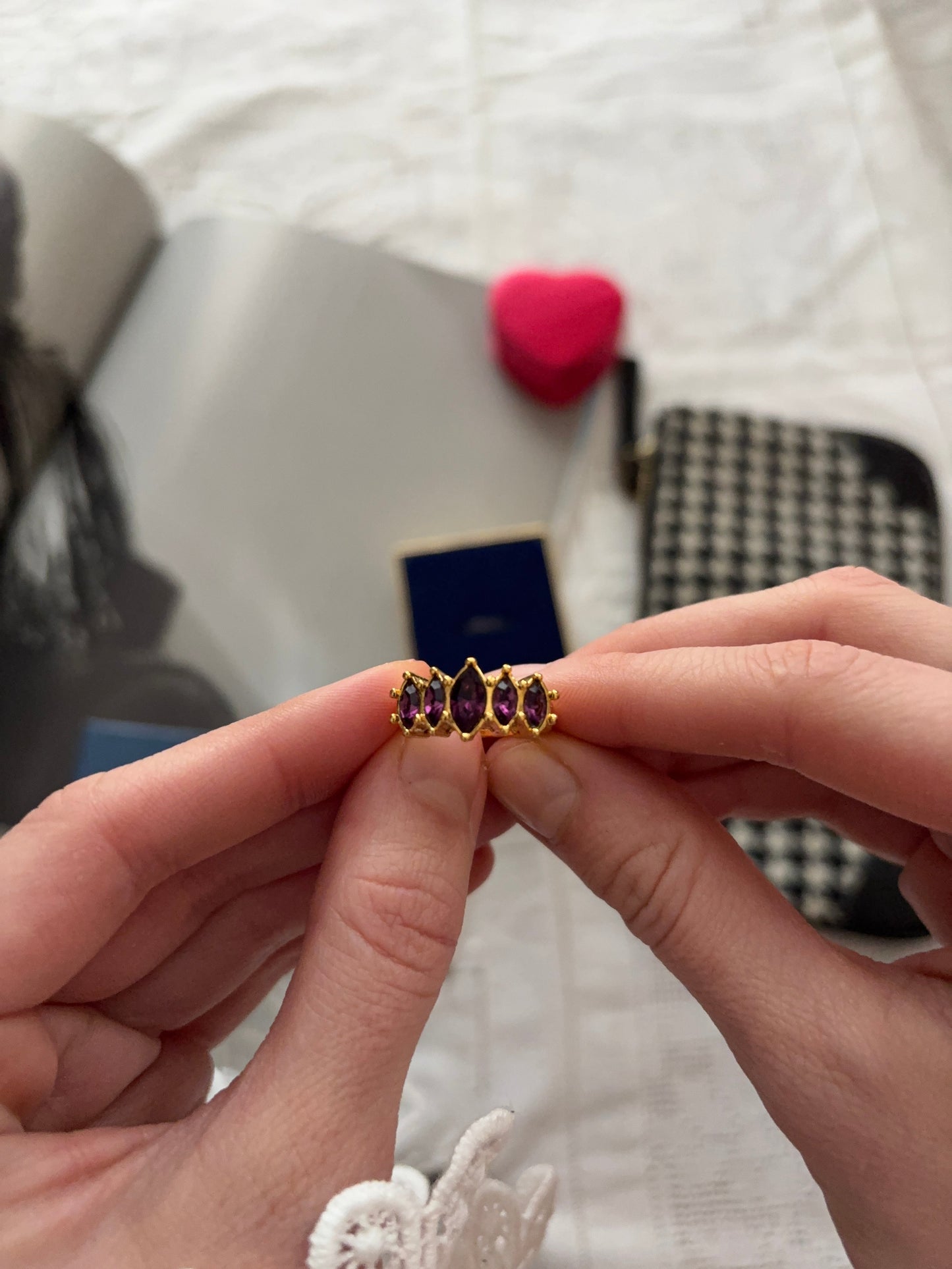 Pierścionek Avon “ Marquis Sparkle”,1994 rok