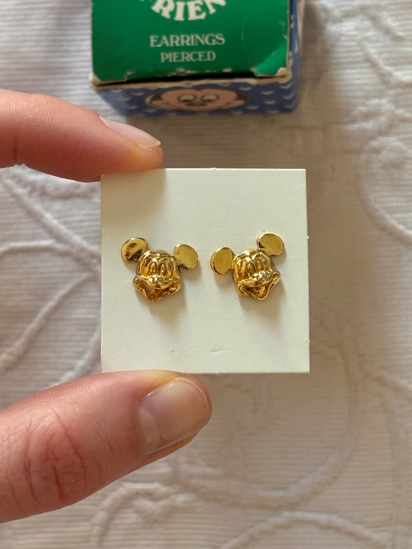 Avon Disney "Mickey Mouse" Earrings, 1990