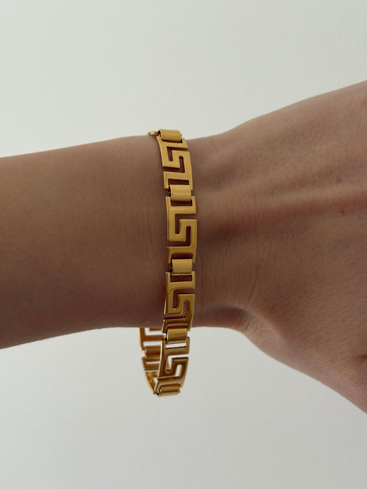 Avon bracelet with a Greek motif