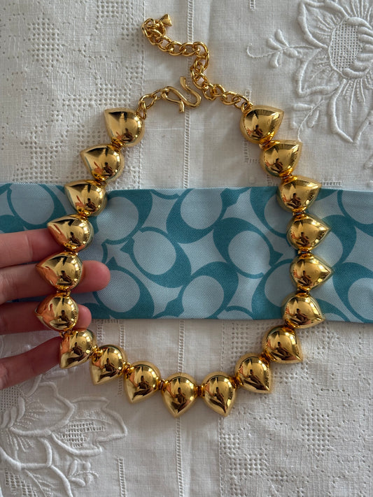 Pozłacany naszyjnik Liz Claiborne