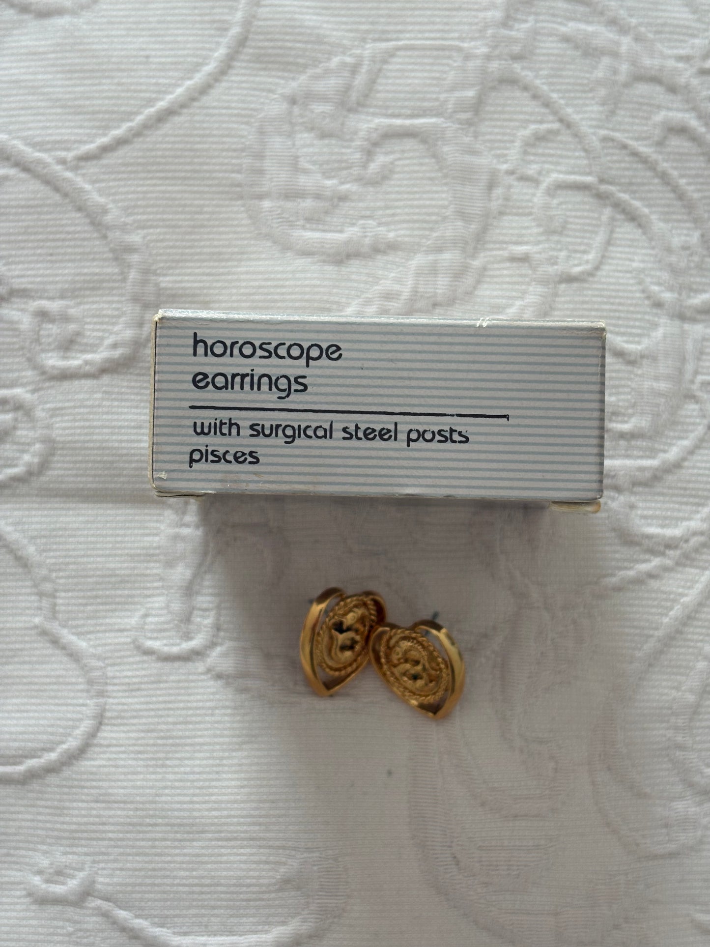 Kolczyki Avon “Horoscope”,1990 rok