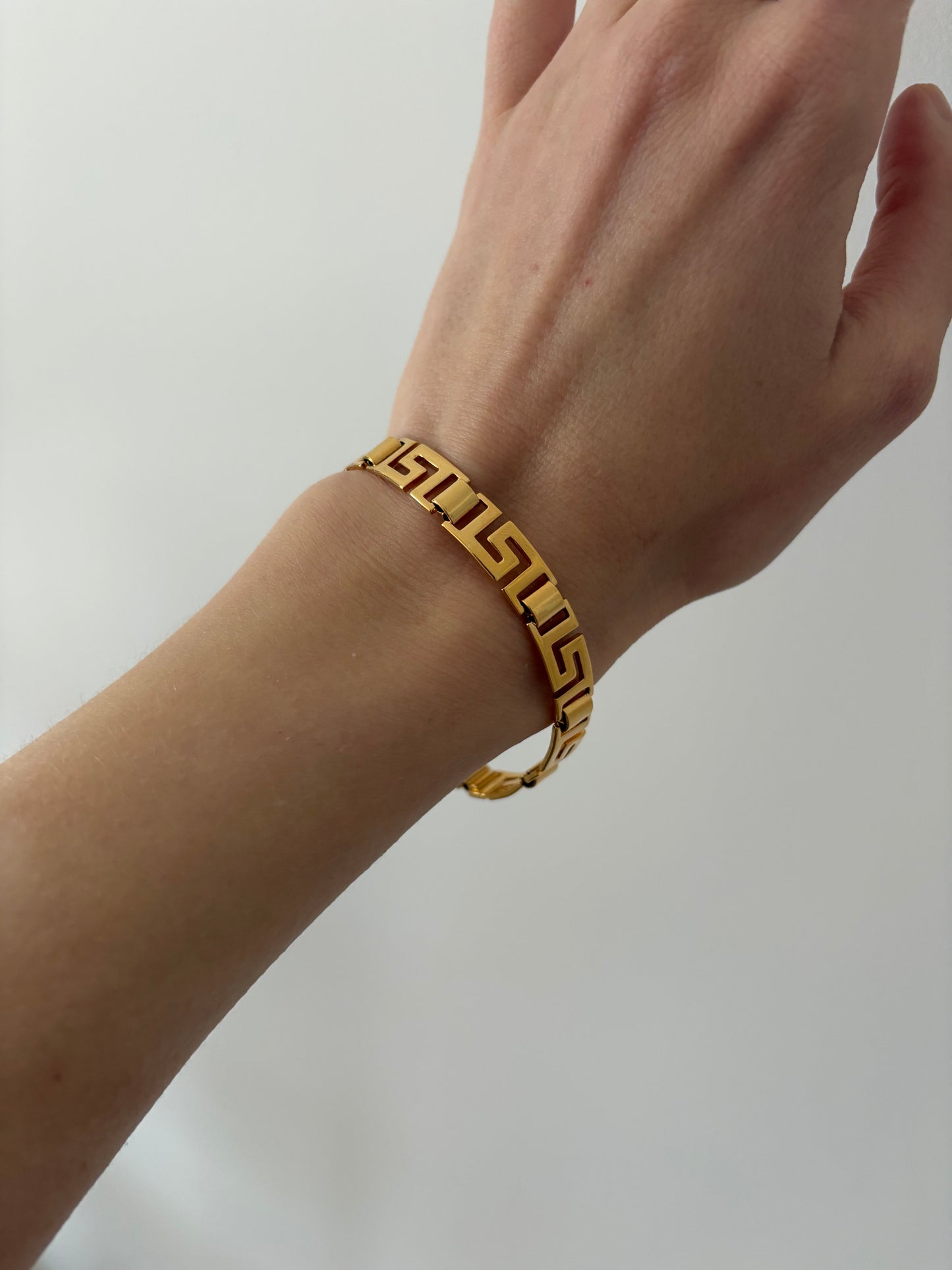 Avon bracelet with a Greek motif