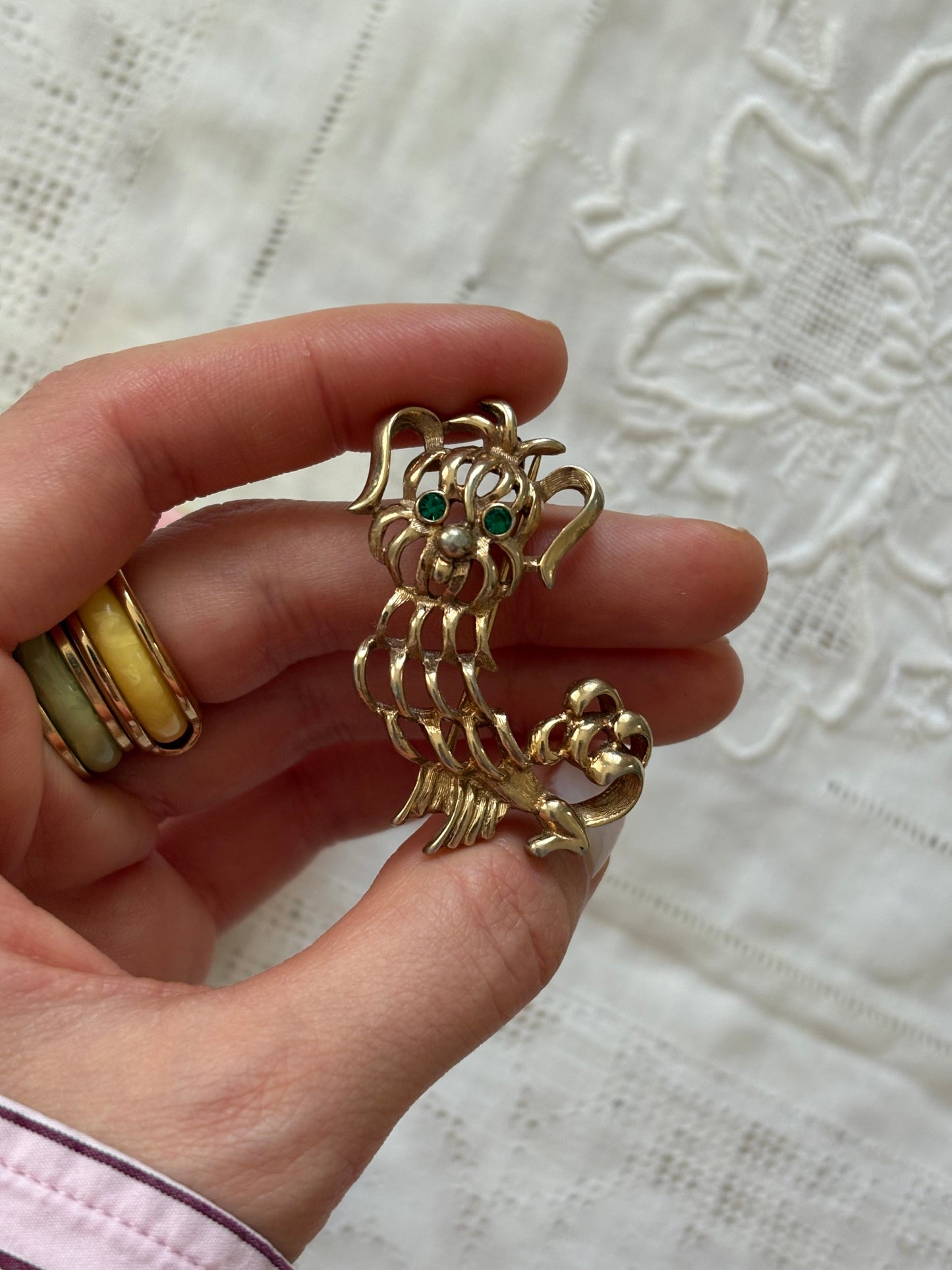 Avon "Pekinese" Brooch, 1972