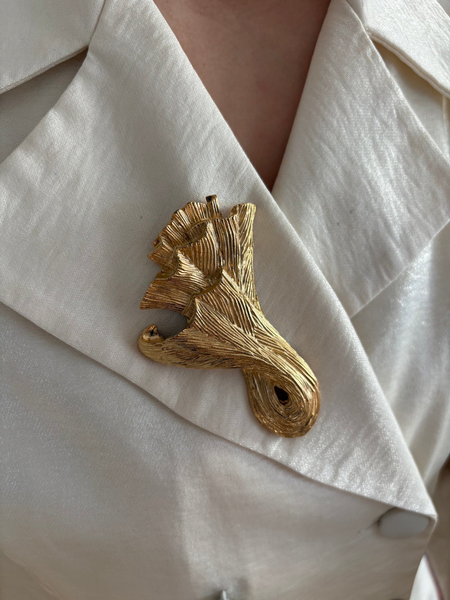 Broszka Givenchy liśc Ginkgo❤️