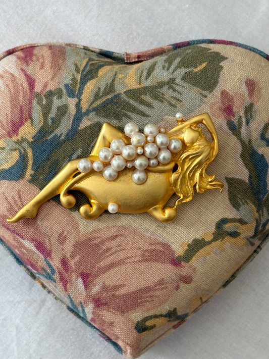 Broszka marki JJ (Jonette Jewelry)