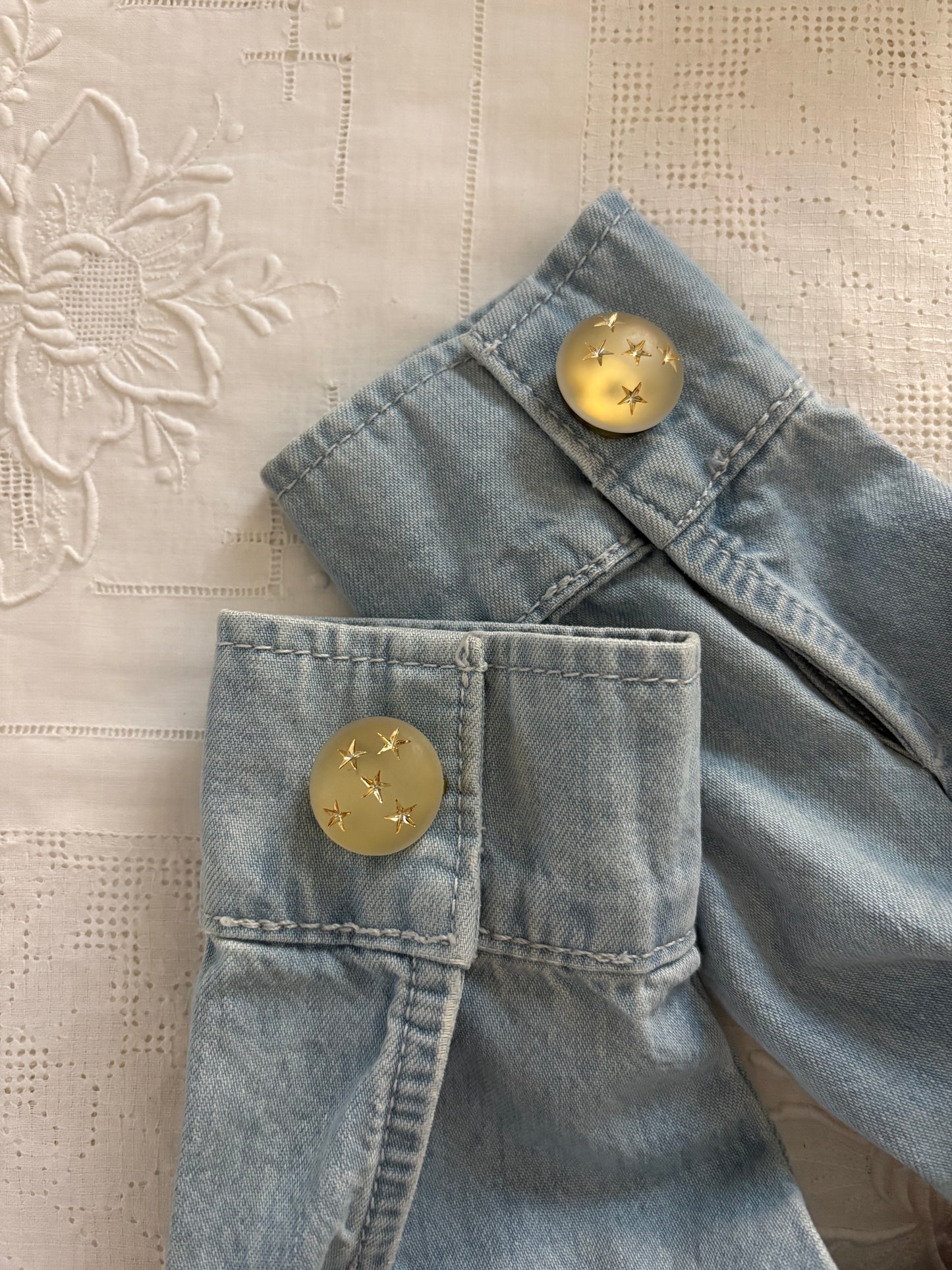 Zestaw 2 klipsów na guziki “NONY New York “