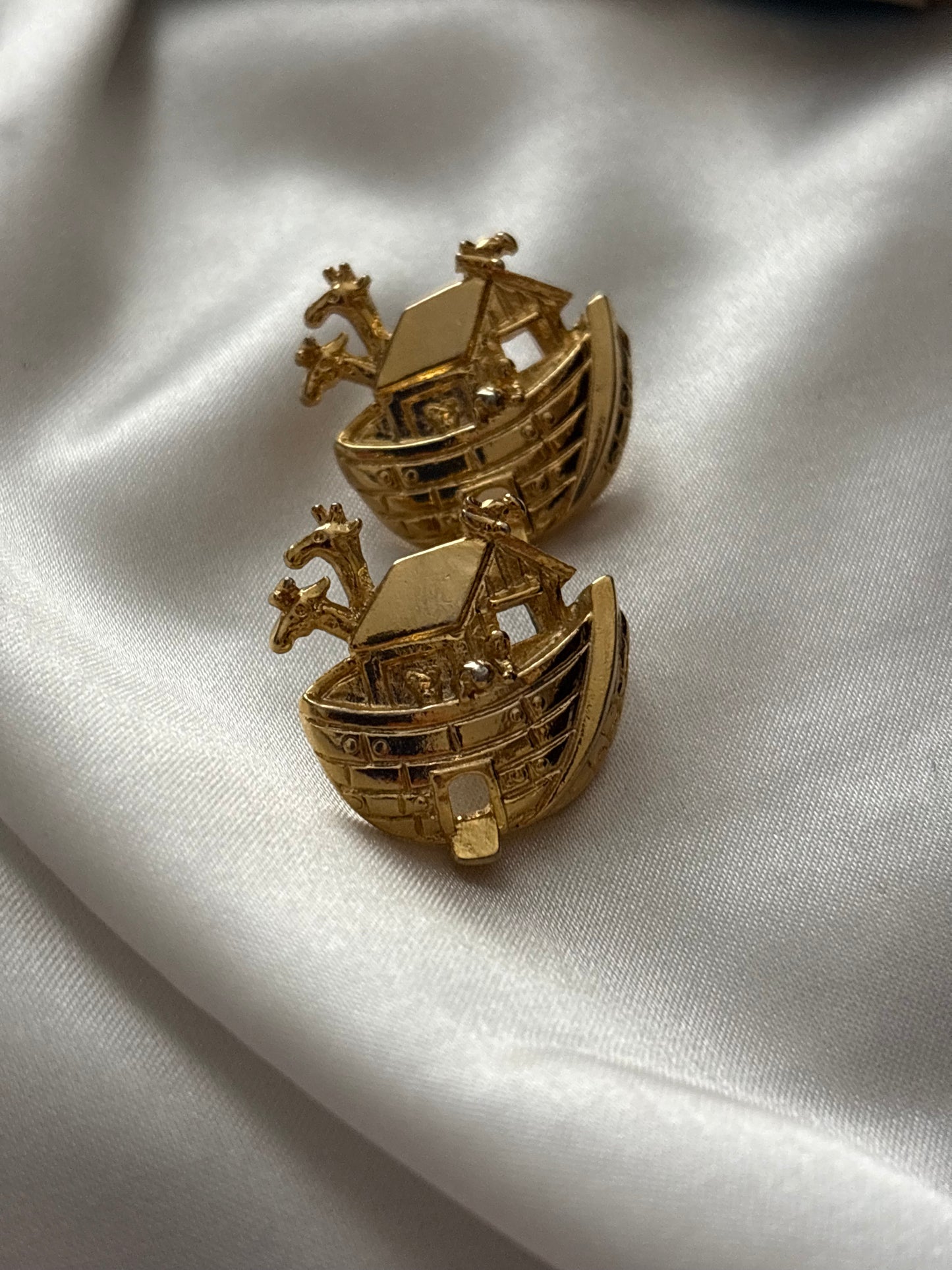 Noah's Ark shaped earrings