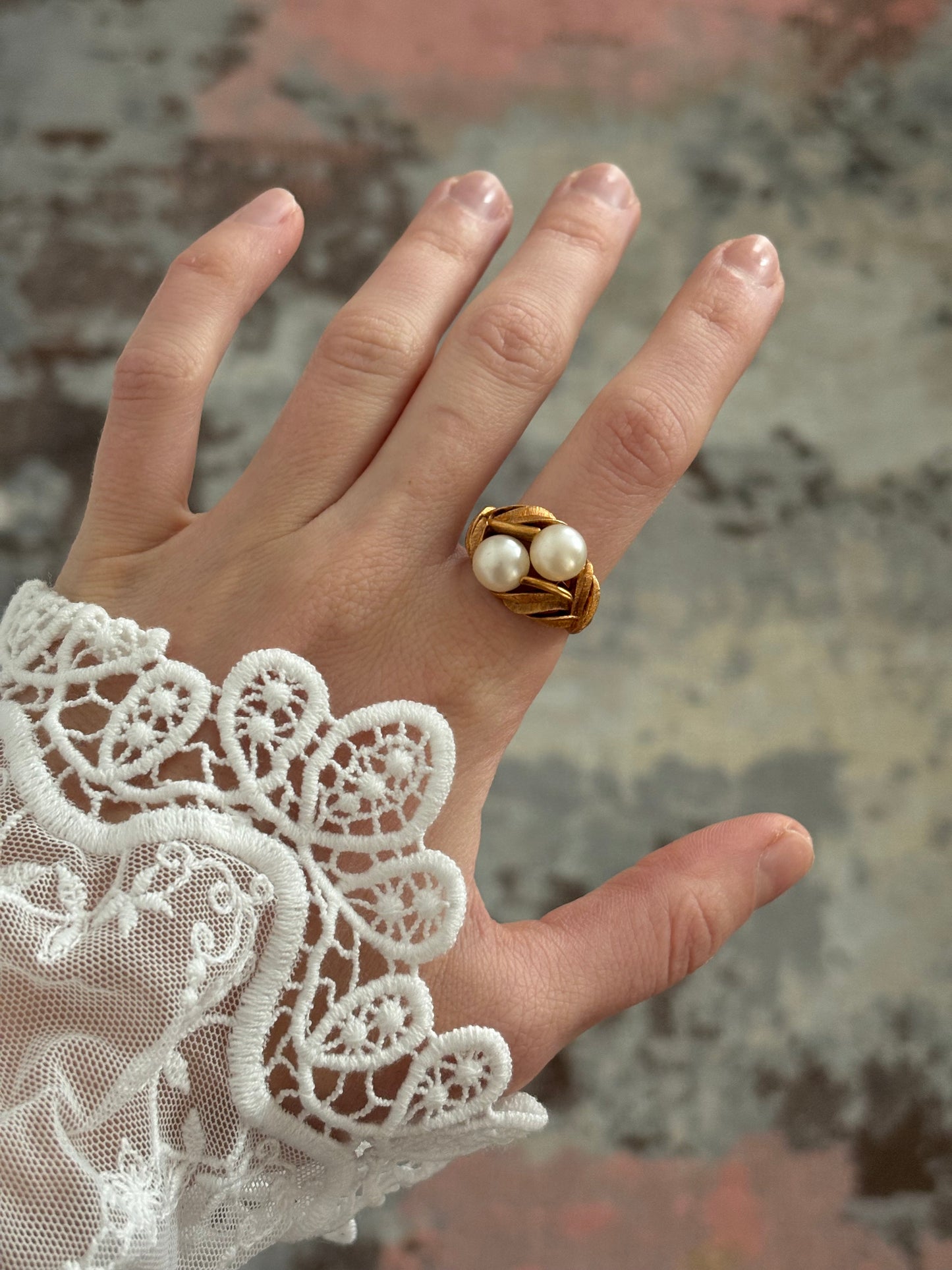 Pierścionek Avon „Evening Creation Duet”,1971 rok