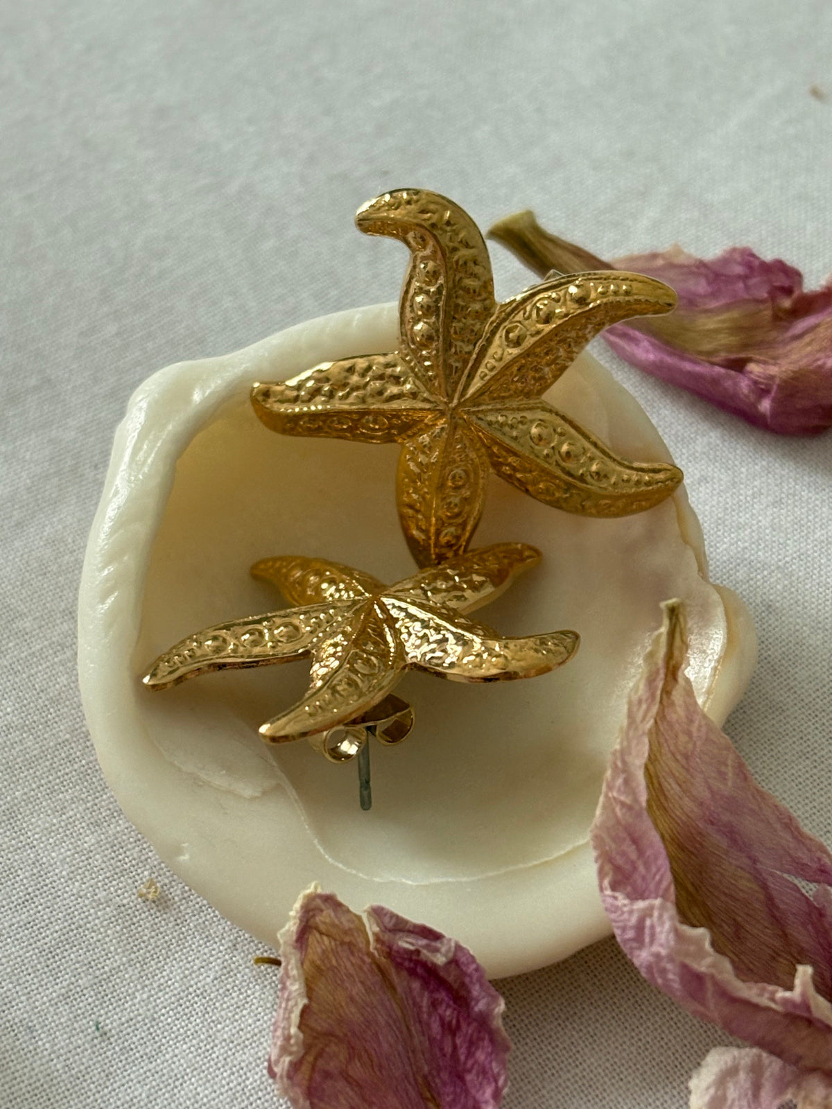 Kolczyki  Avon ,1987 rok „Starfish”