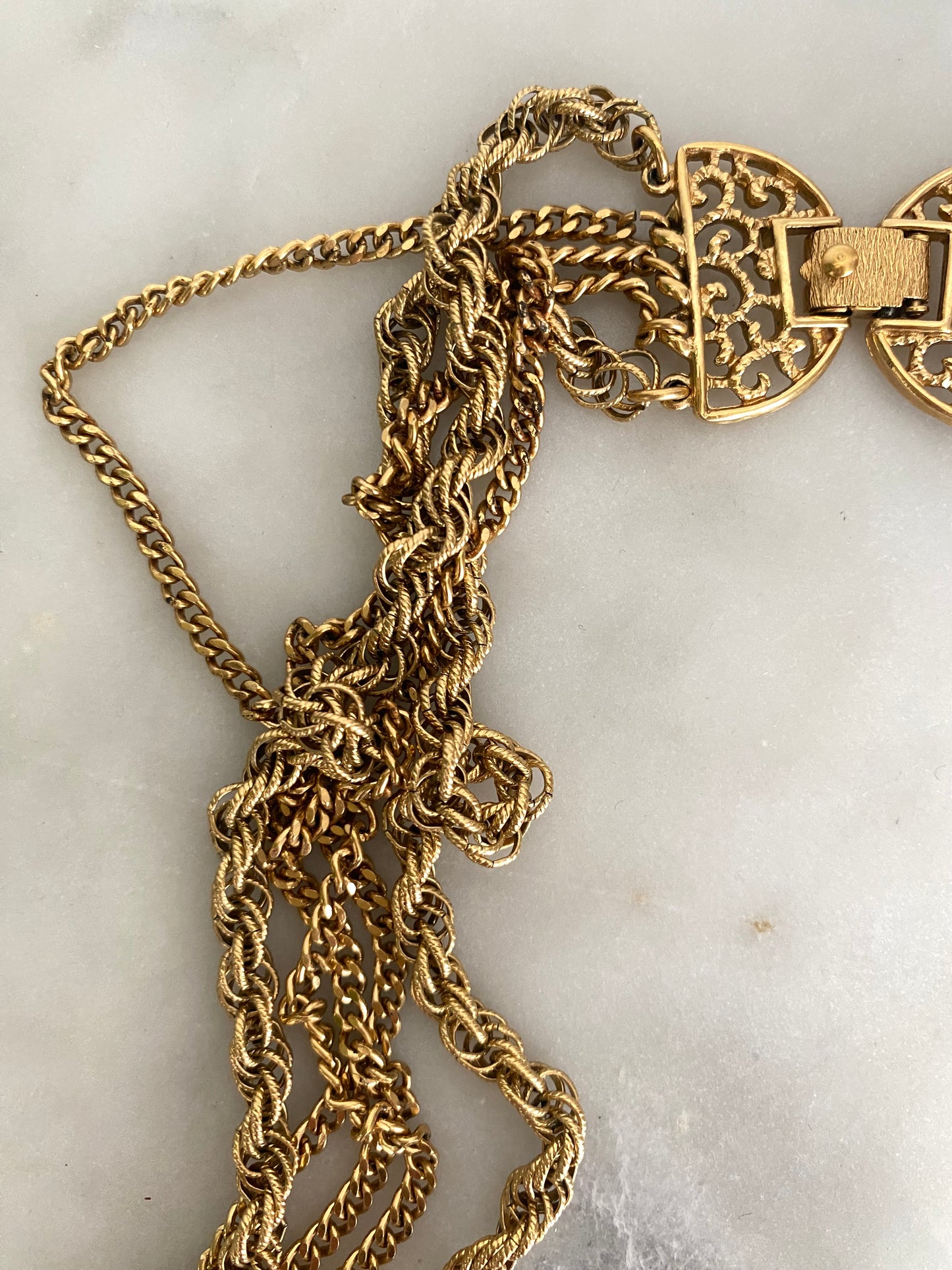 Multi-strand necklace by Monet, 1960s/70s