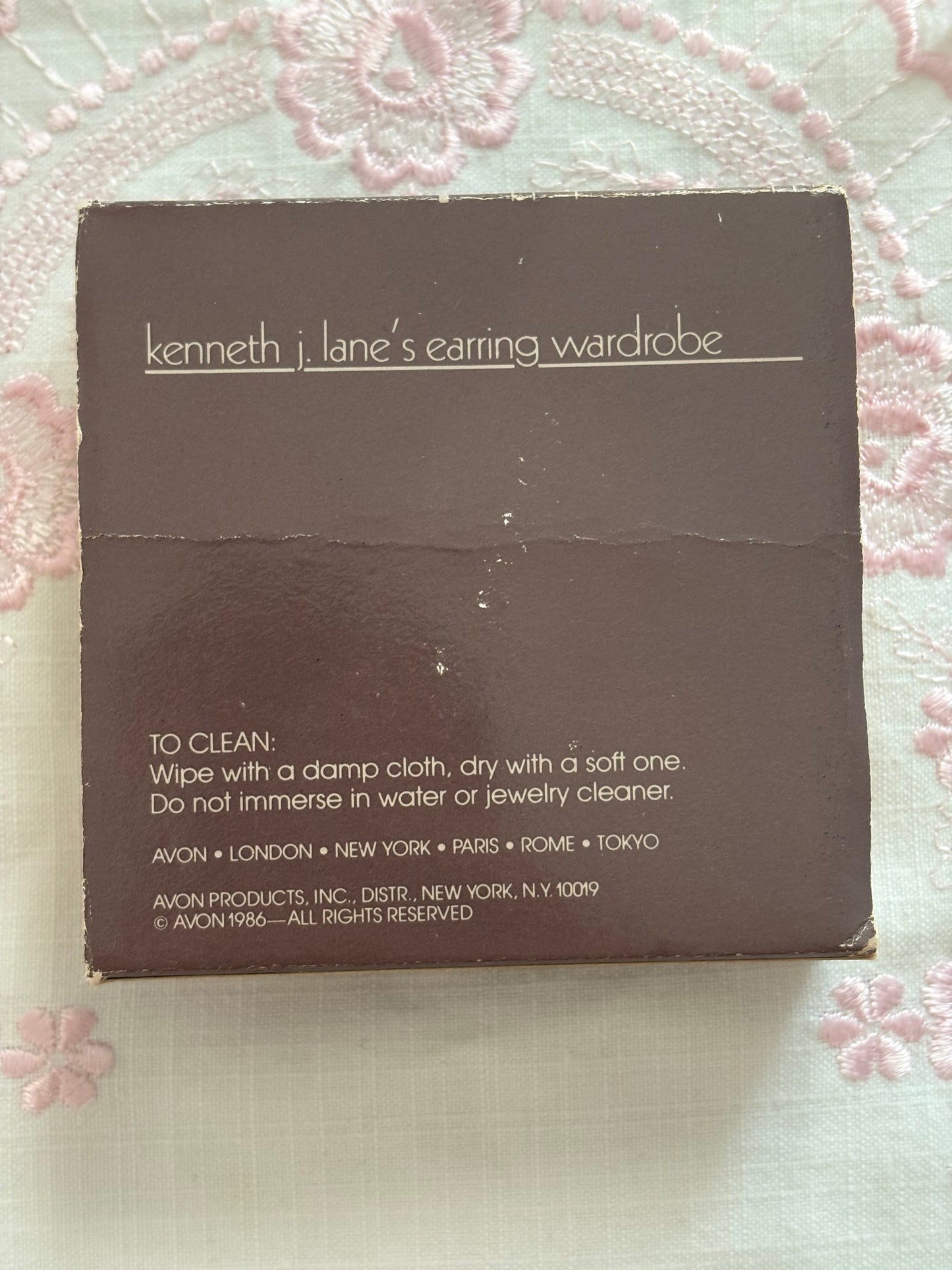 Klipsy Kenneth Jay Lane dla Avon, 1986 rok😍