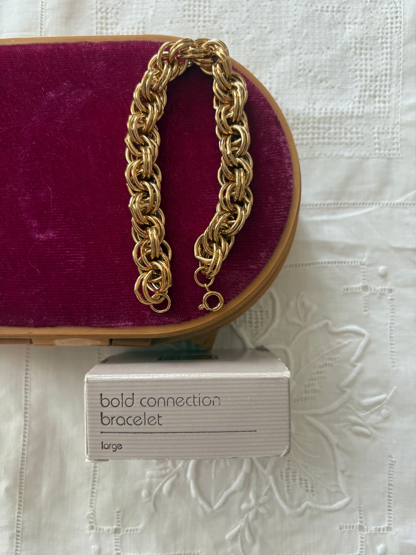 Bransoletka Avon „Bold connection”, 1987 rok