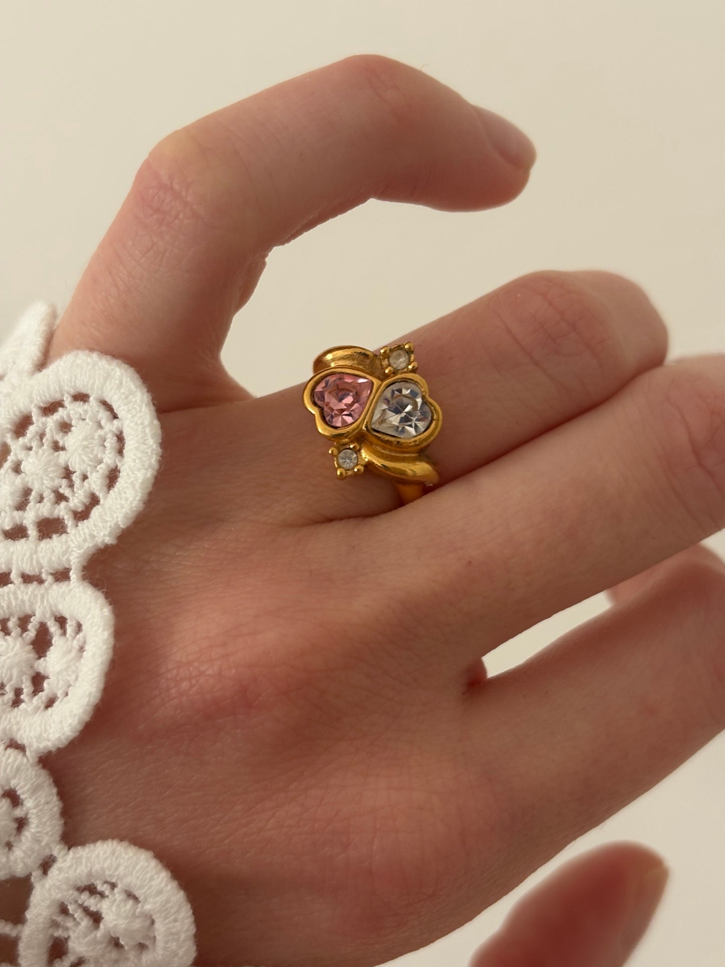 Avon "Two Hearts" ring, 1994