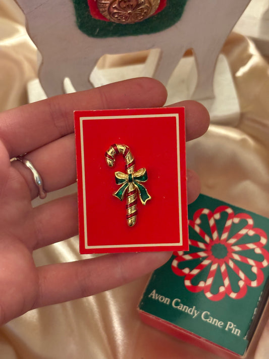 Broszka Avon “Candy Cane”,1986 rok