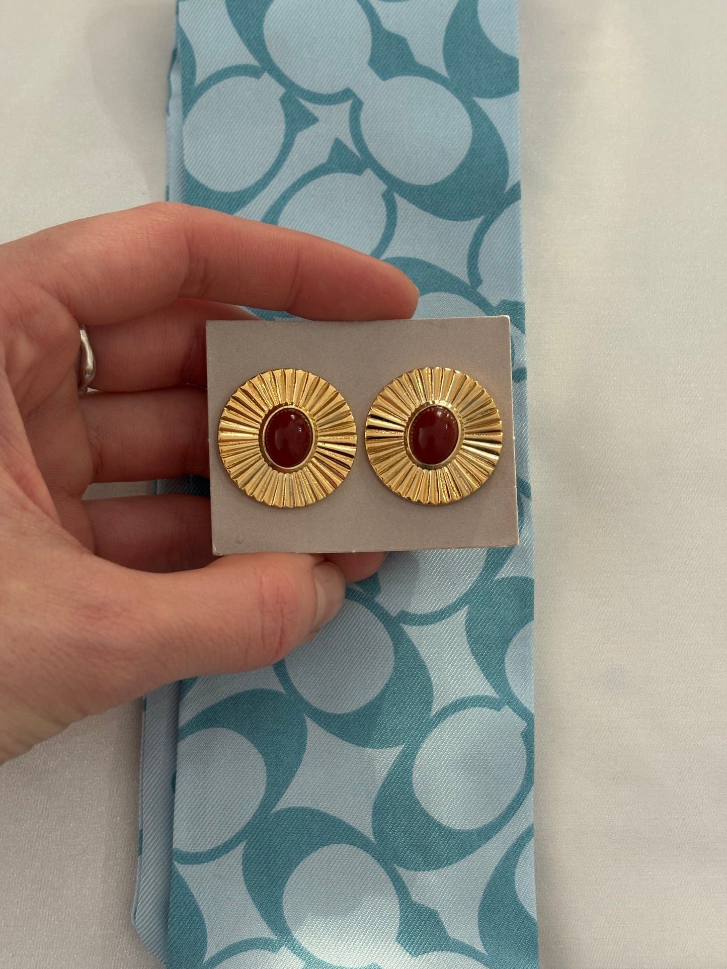 Kolczyki Avon „ Midnight moon”, 1986 rok