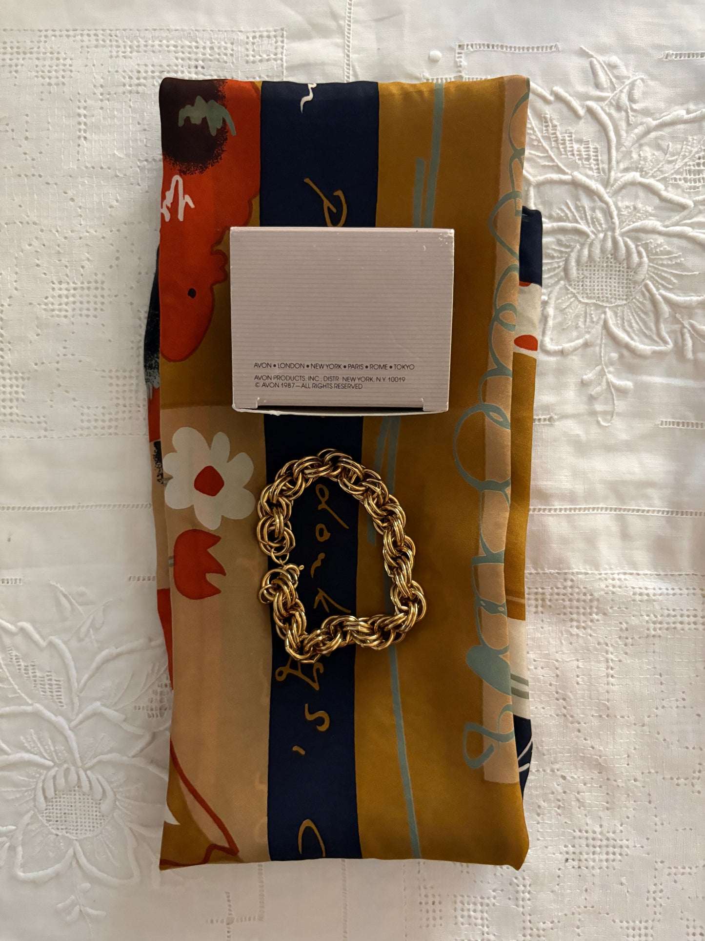 Avon "Bold Connection" bracelet, 1987
