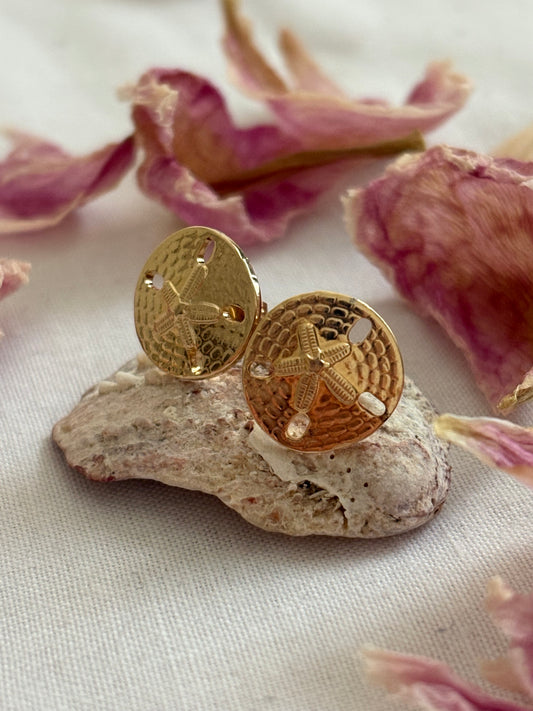 Kolczyki Avon „SAND DOLLAR”,1983 rok