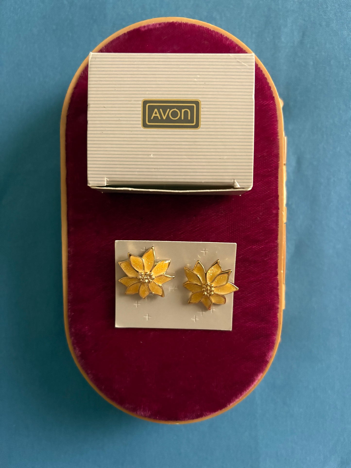 Kolczyki Avon „White Christmas” (1987)