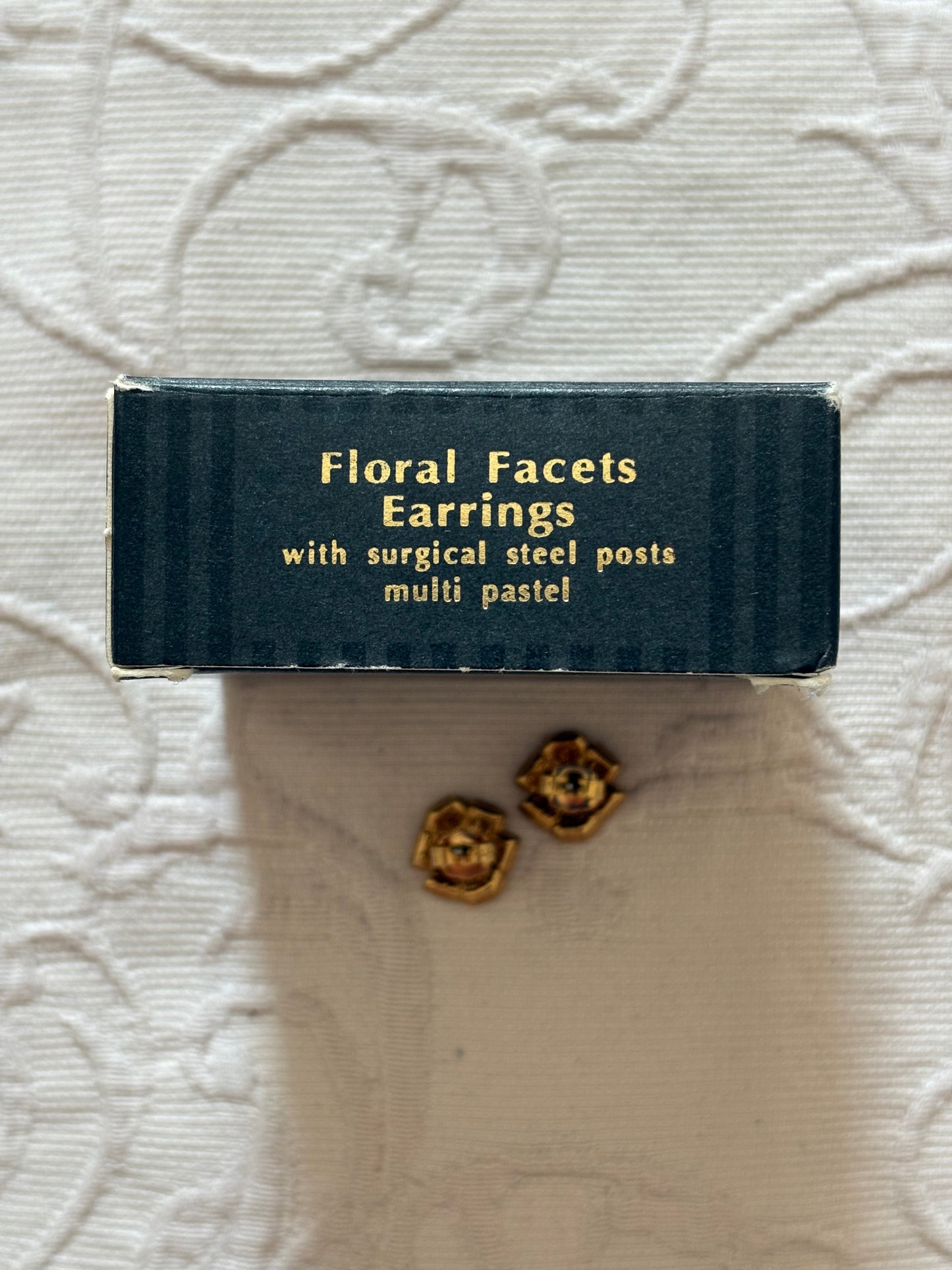 Avon "Flower Facets" Earrings, 1992